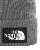 The North Face TNF Logo Box Cuffed Beanie -  grey