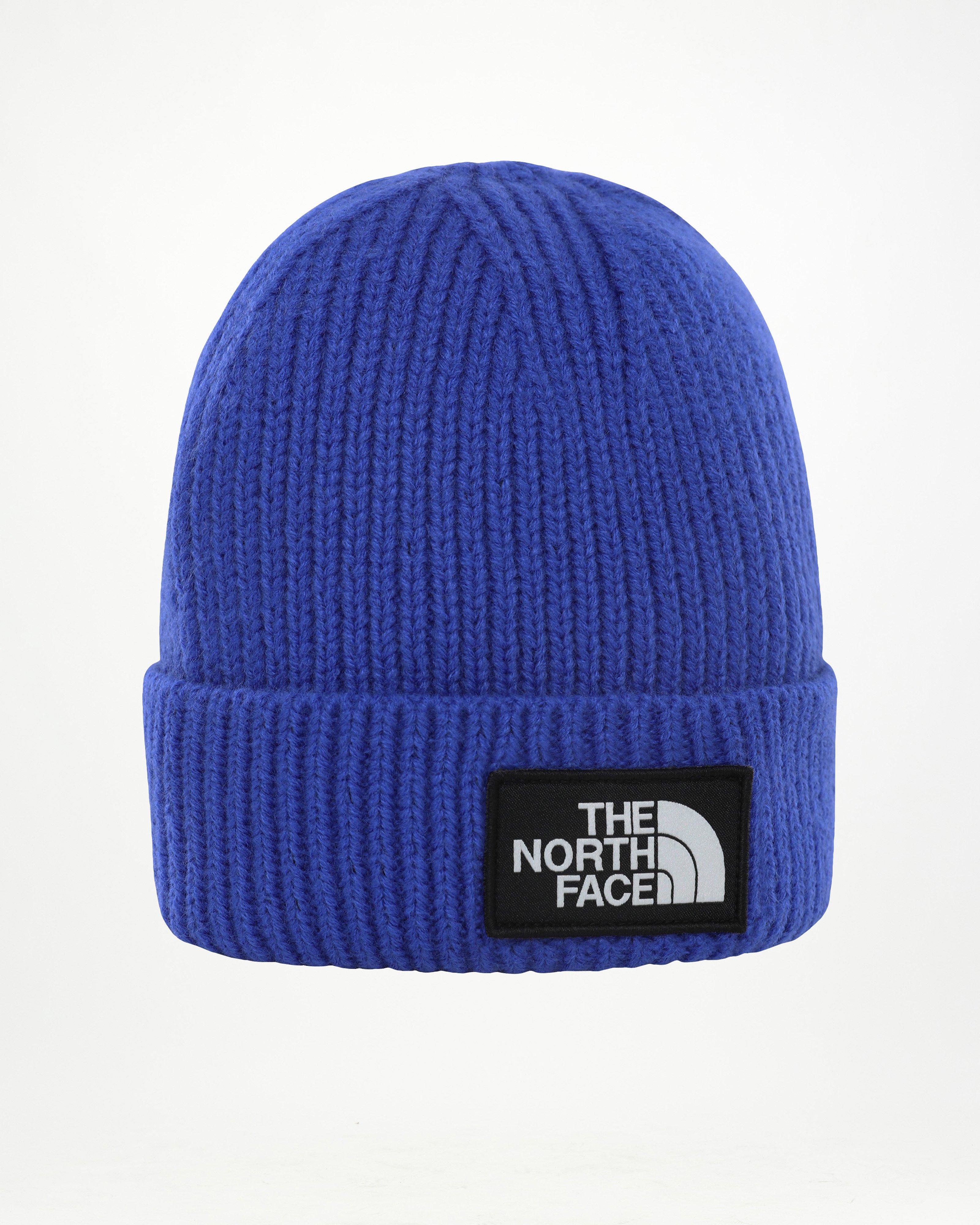 The North Face Logo Box Cuffed Beanie -  Cobalt