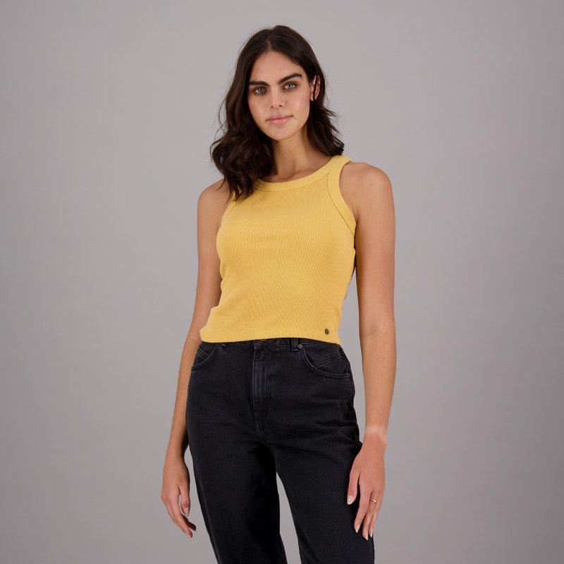 Women’s Evella Ribbed Cami -  Ochre