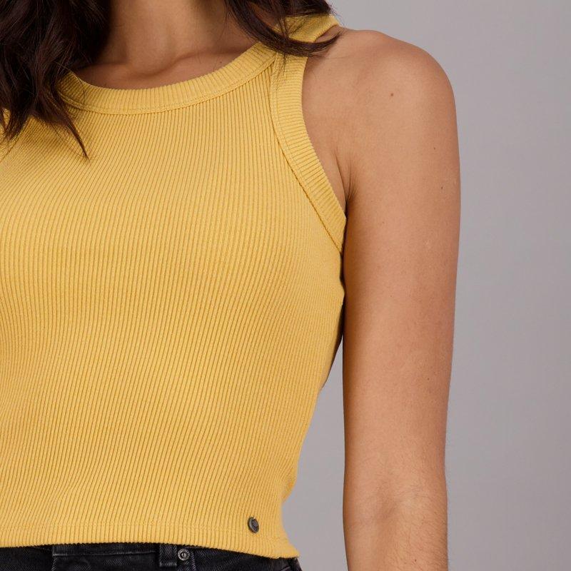 Women’s Evella Ribbed Cami -  Ochre