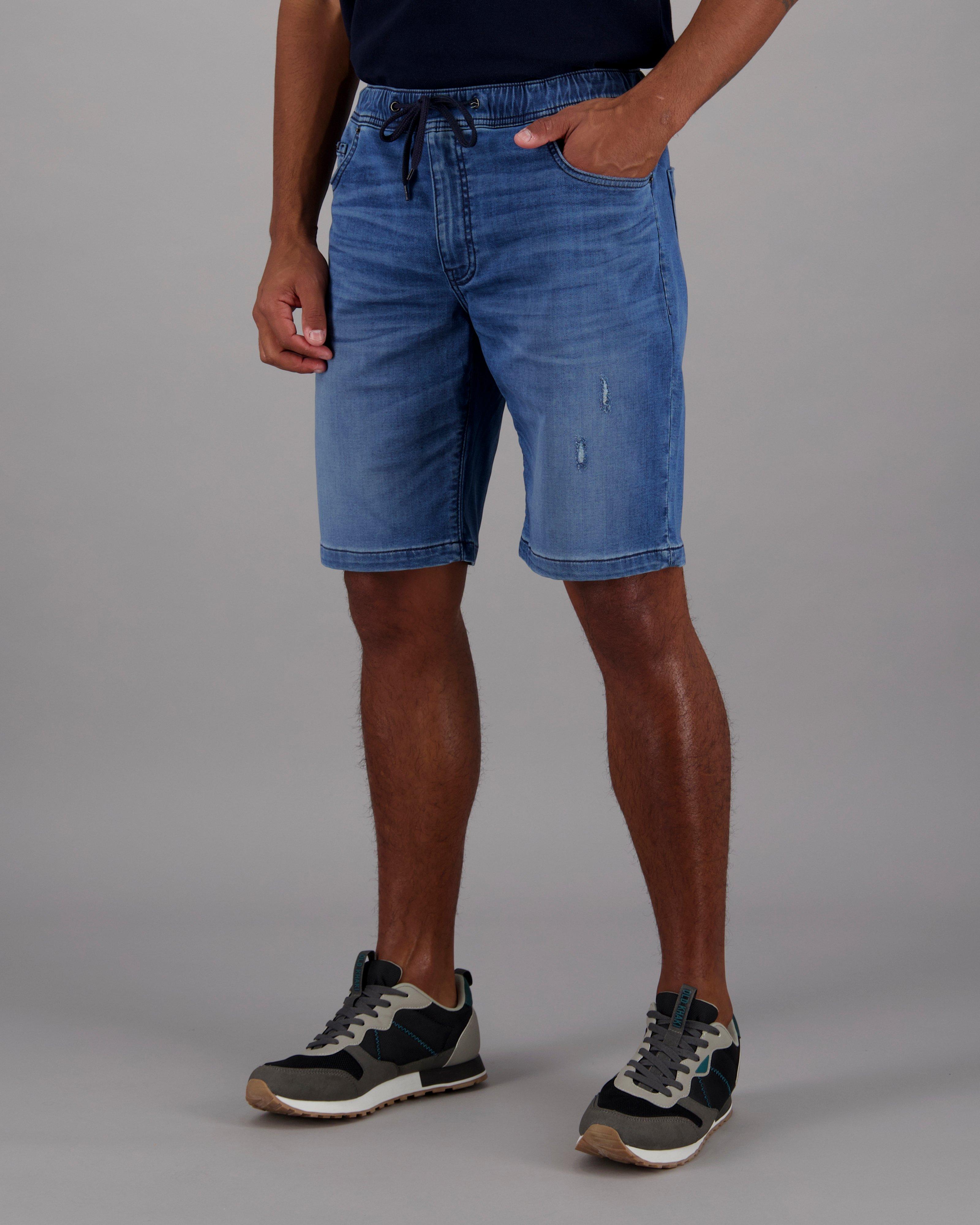 Men’s Miles Denim Shorts  -  Mid Blue