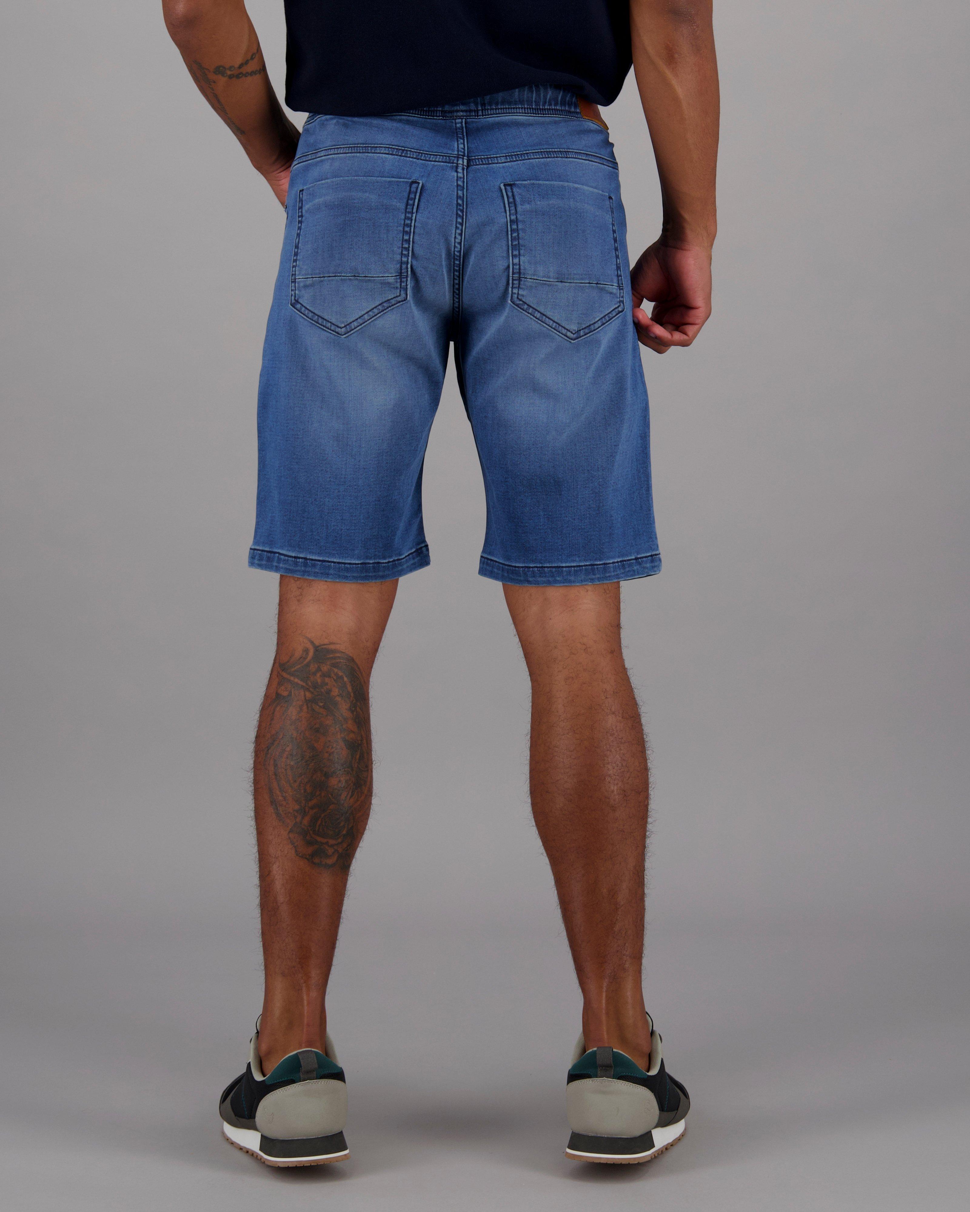 Men’s Miles Denim Shorts  -  Mid Blue