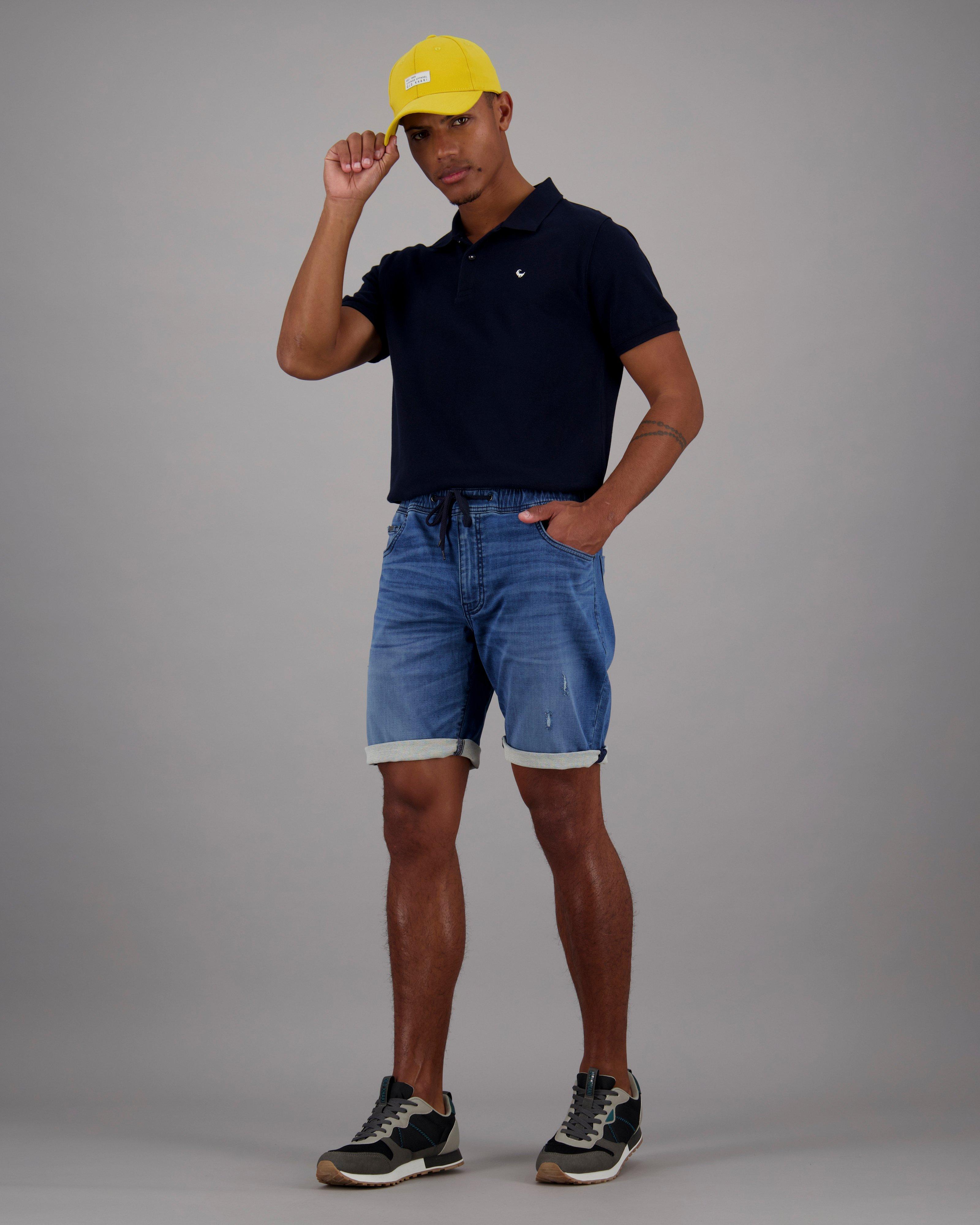 Men’s Miles Denim Shorts  -  Mid Blue