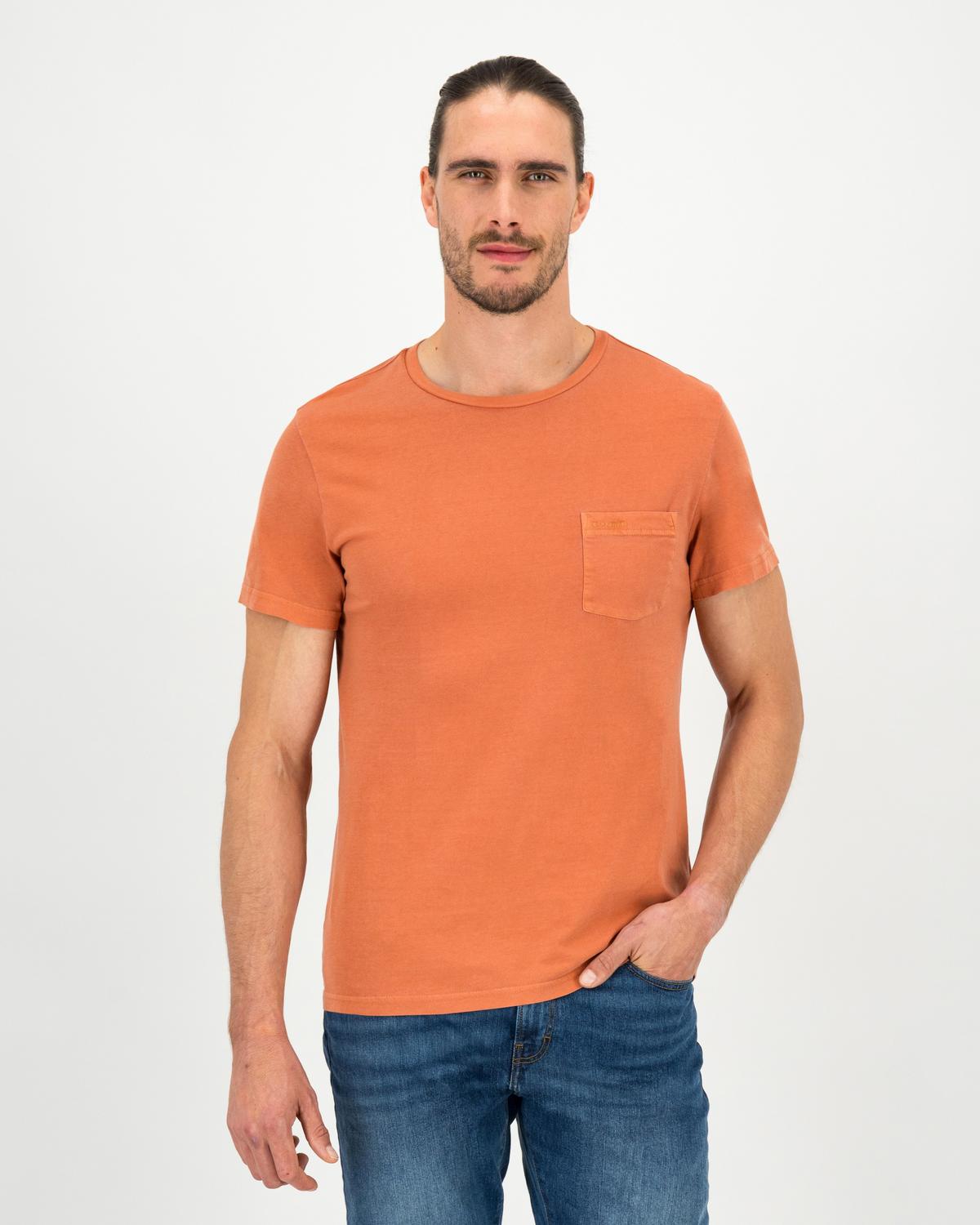 Old Khaki Men's Heinz T-shirt -  Orange