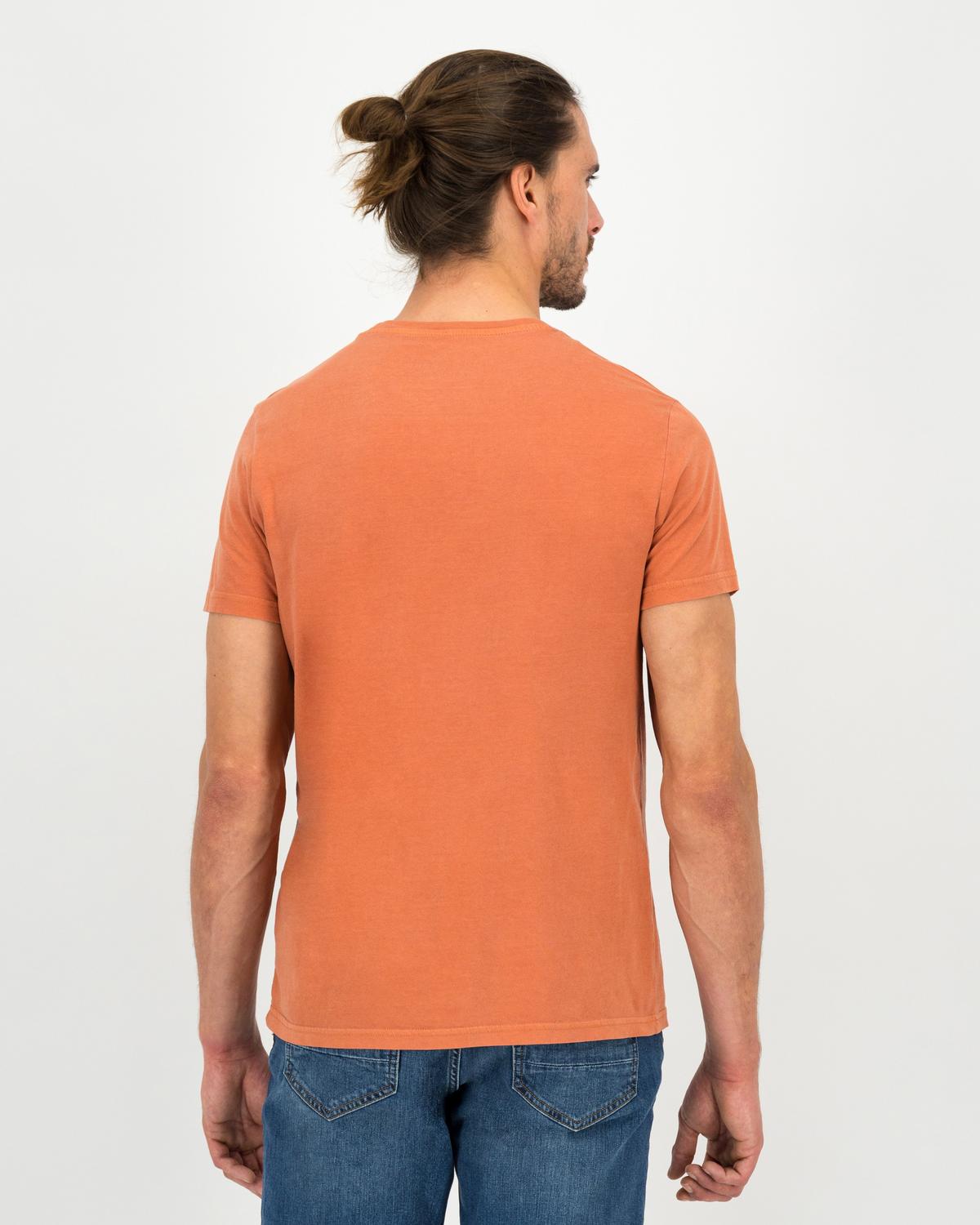 Old Khaki Men's Heinz T-shirt -  Orange