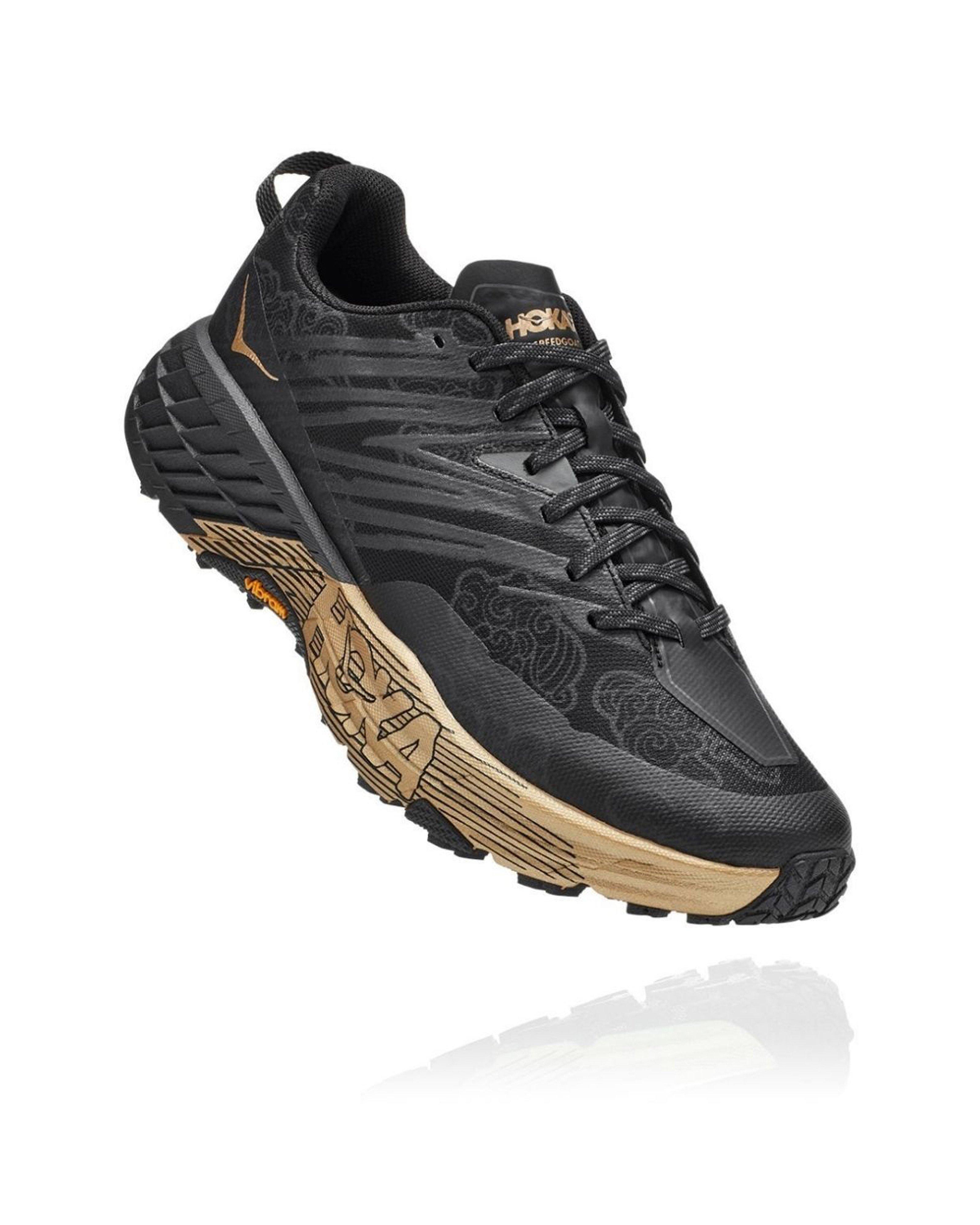 Hoka Men's Speedgoat 4 CNY Edition Trail Running Shoes -  Black