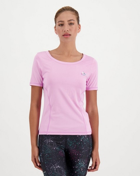 K-Way Pulse Women’s Tech T-Shirt -  flamingo