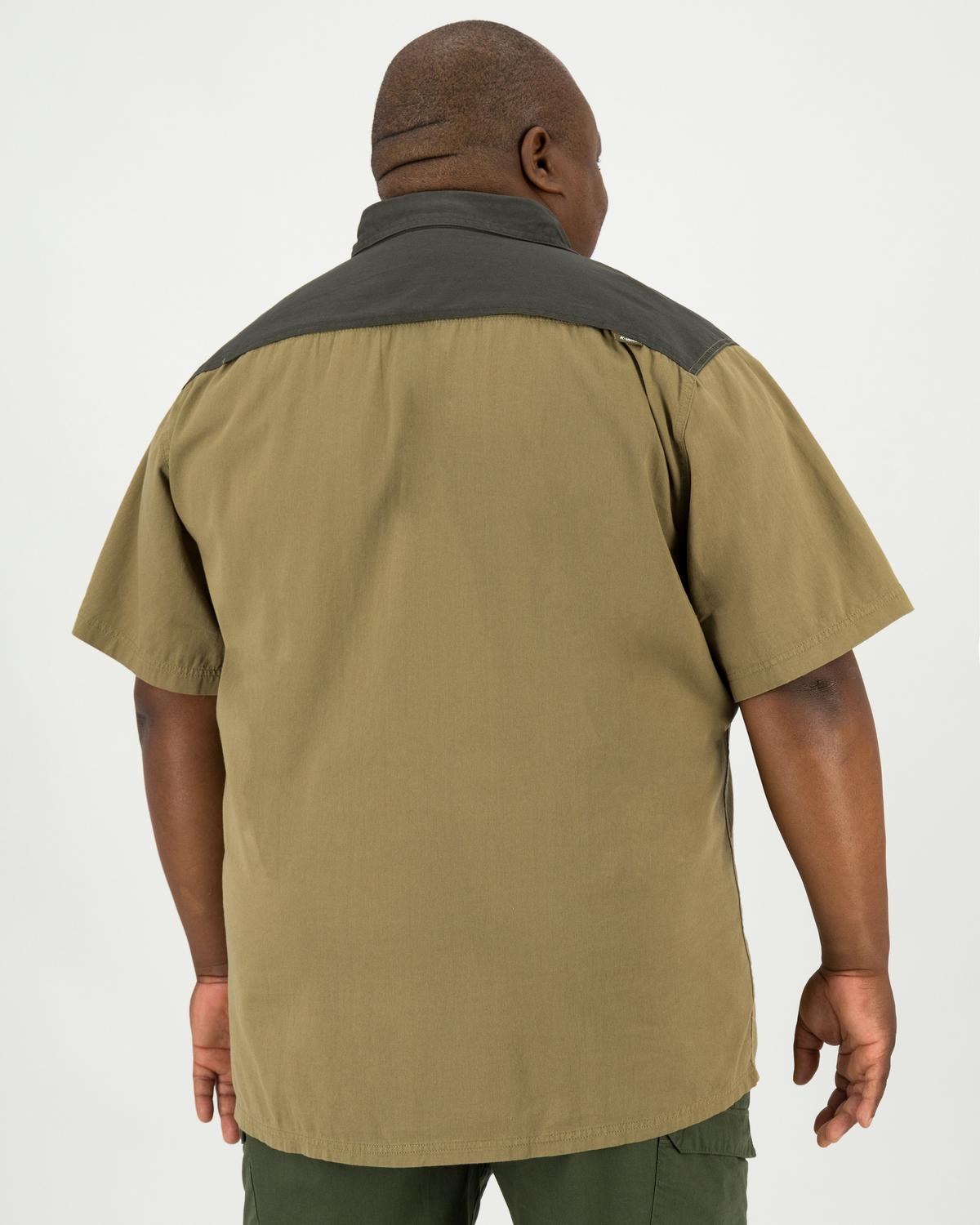 K-Way Elements Men's Safari Shirt Extended Sizes -  Khaki