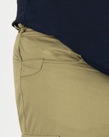 K-Way Elements Men's Extended Size Safari Zip-off Pants -  khaki