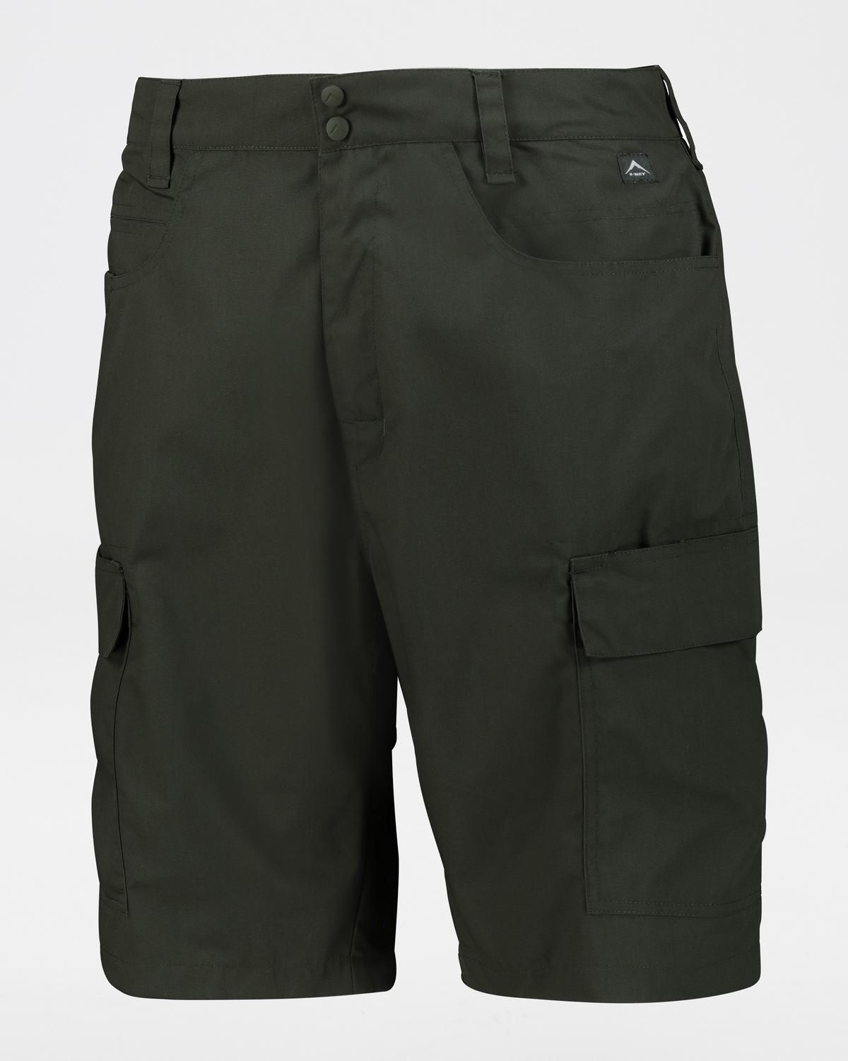 K-Way Expedition Series Men's Tech Cargo Shorts -  Dark Olive