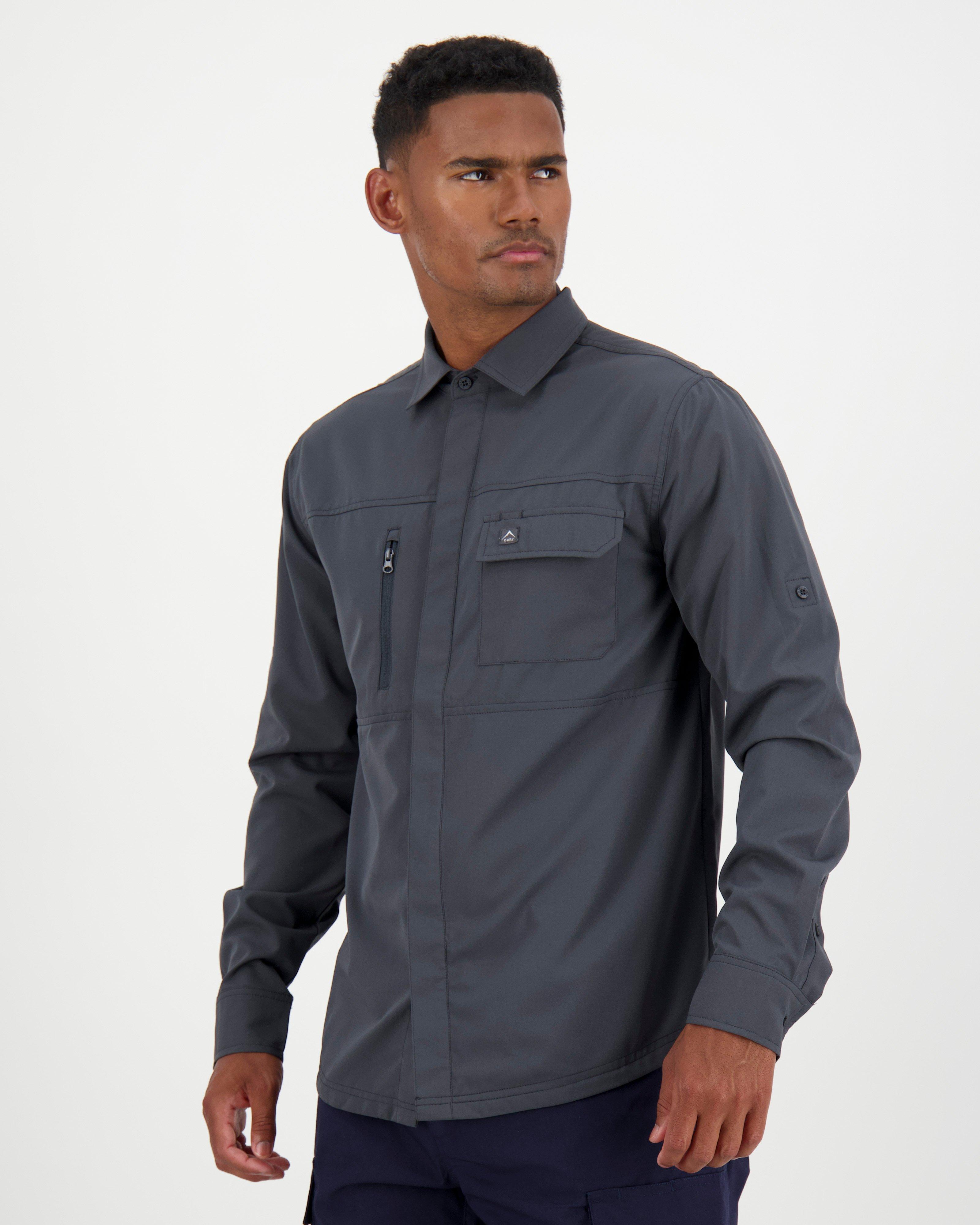 K-Way Men’s Explorer Tech Shirt -  Graphite