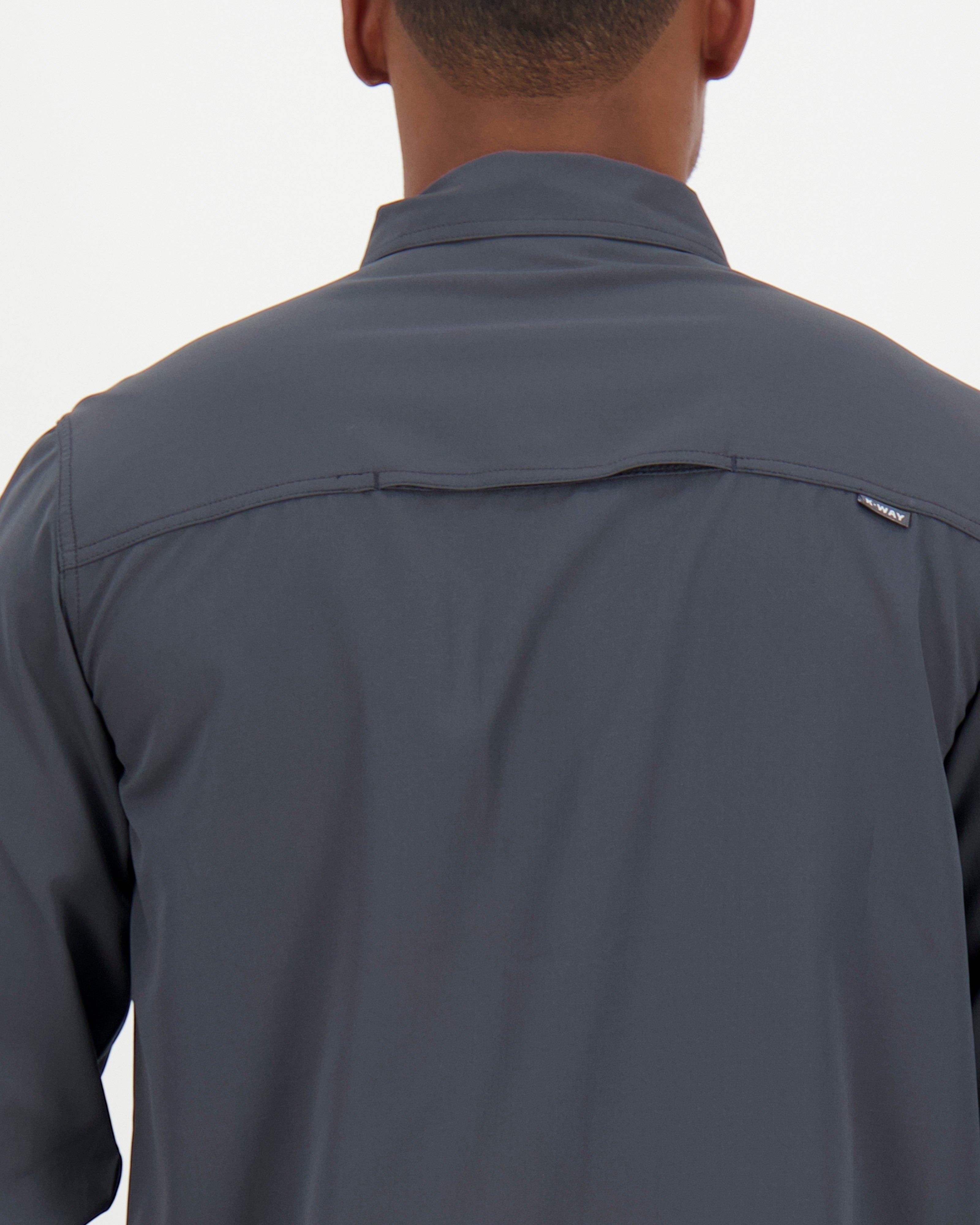 K-Way Men's Extended Size Explorer Tech Long Sleeve Shirt