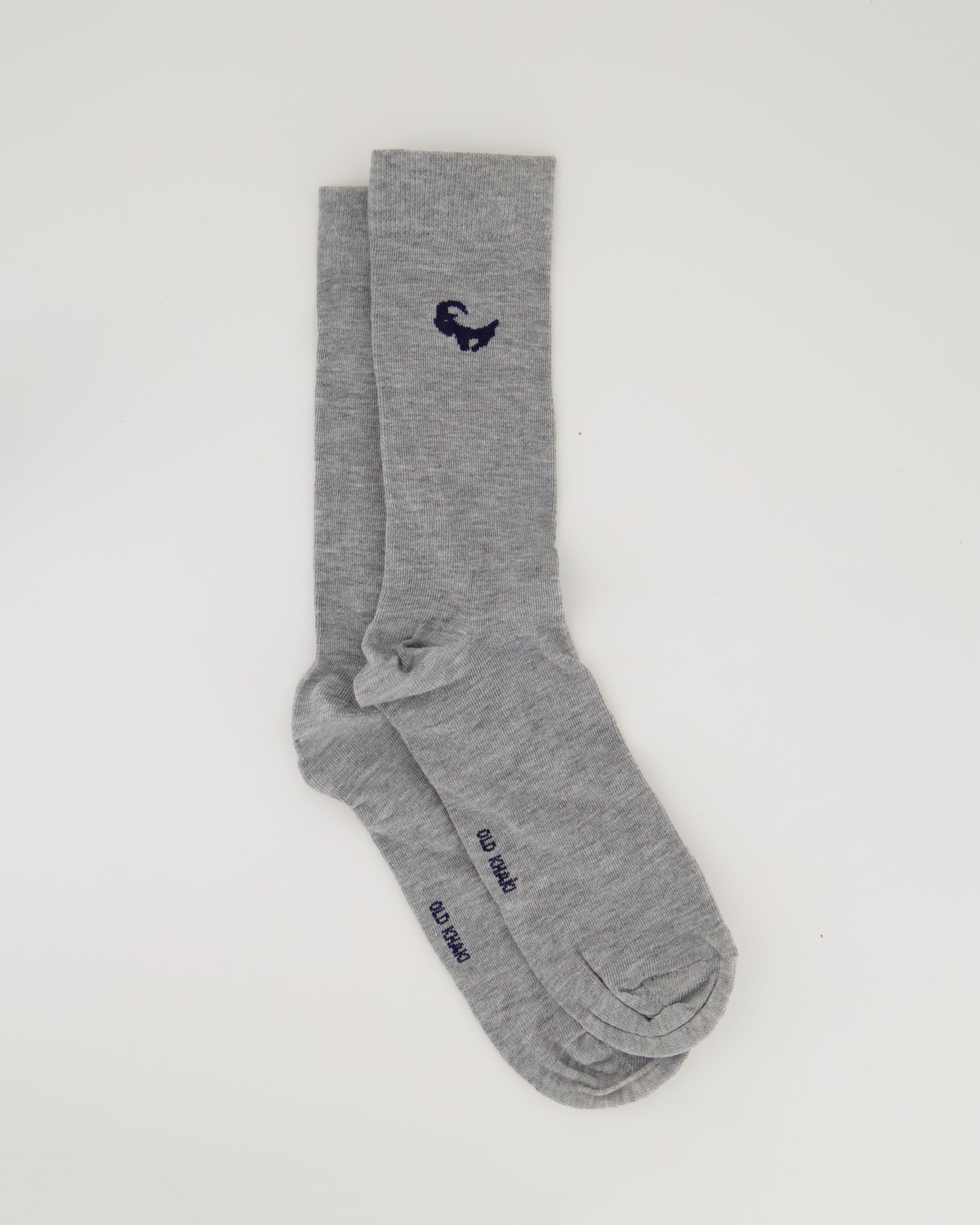 Finn Branded Sock -  Light Grey