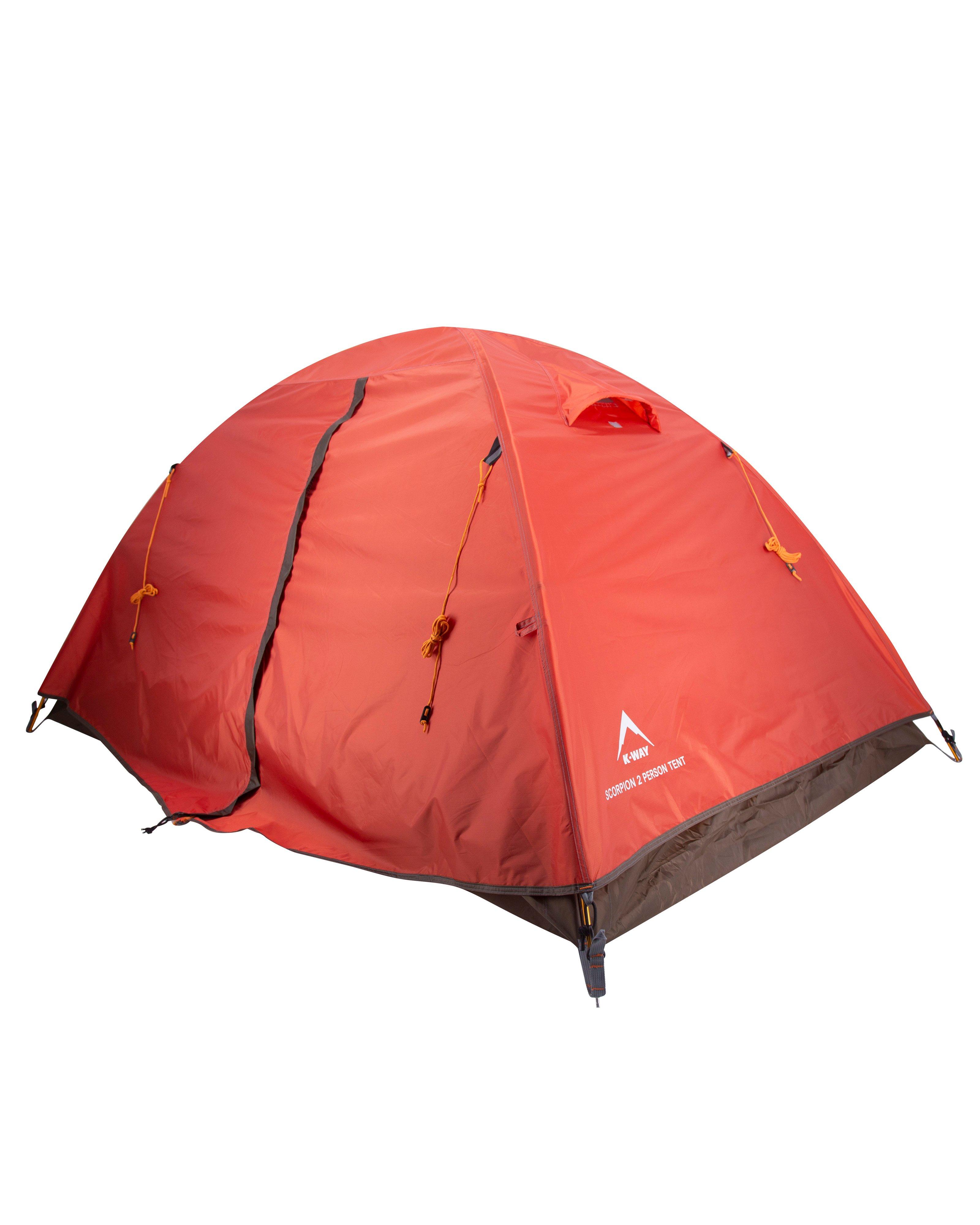 K-Way Scorpion 2 Person Hiking Tent -  Red