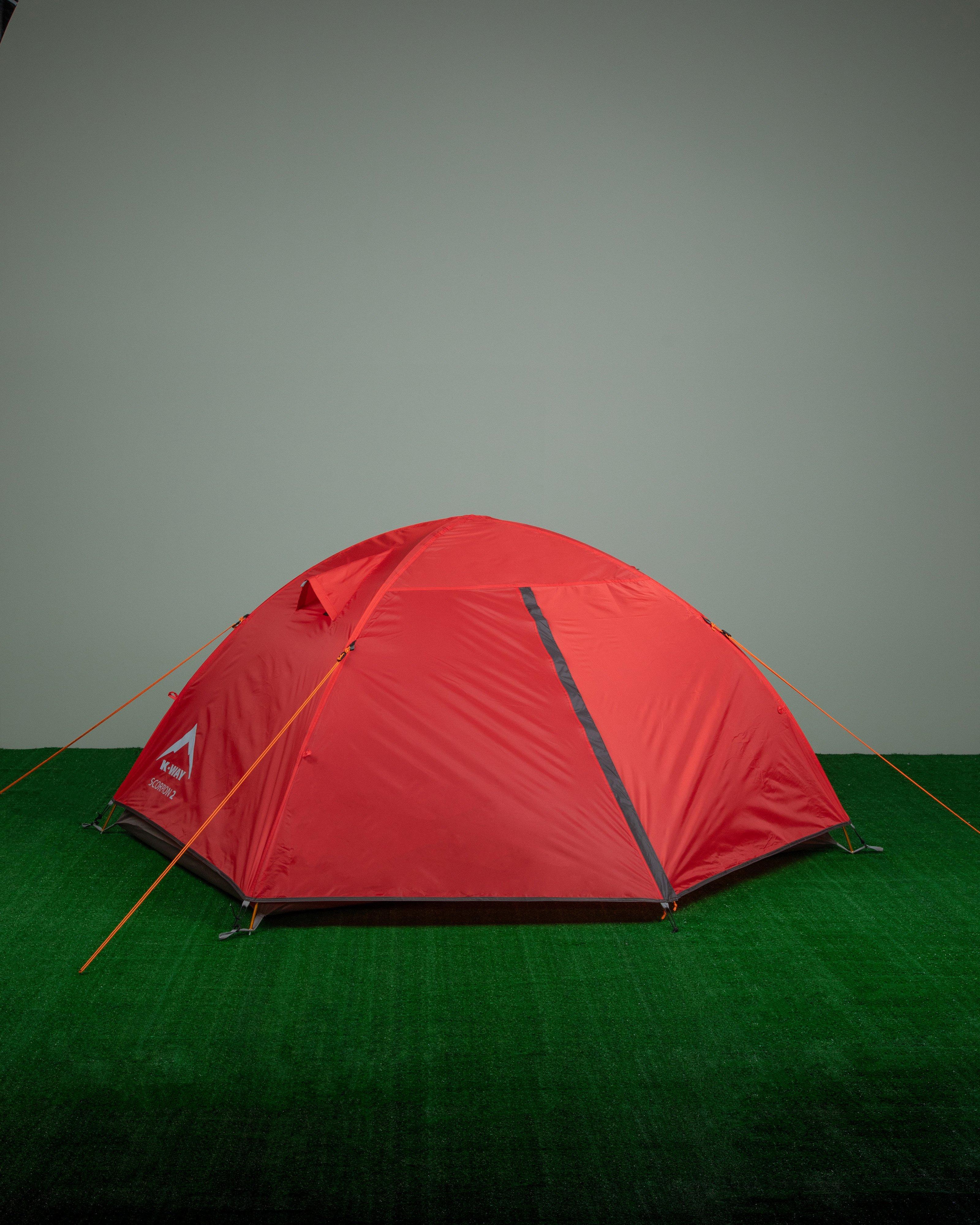 K-Way Scorpion 2 Person Hiking Tent -  Red