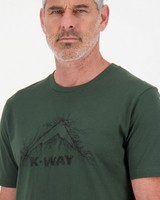 K-Way Elements Men’s Graphic T-Shirt -  darkolive