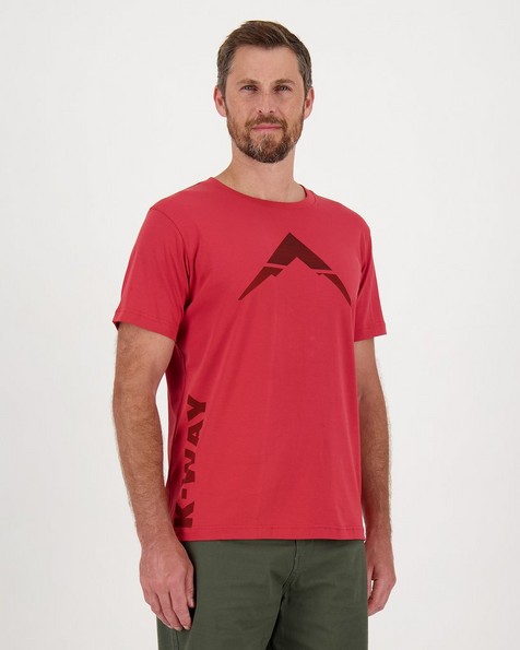 K-Way Elements Men’s Graphic T-Shirt -  rust