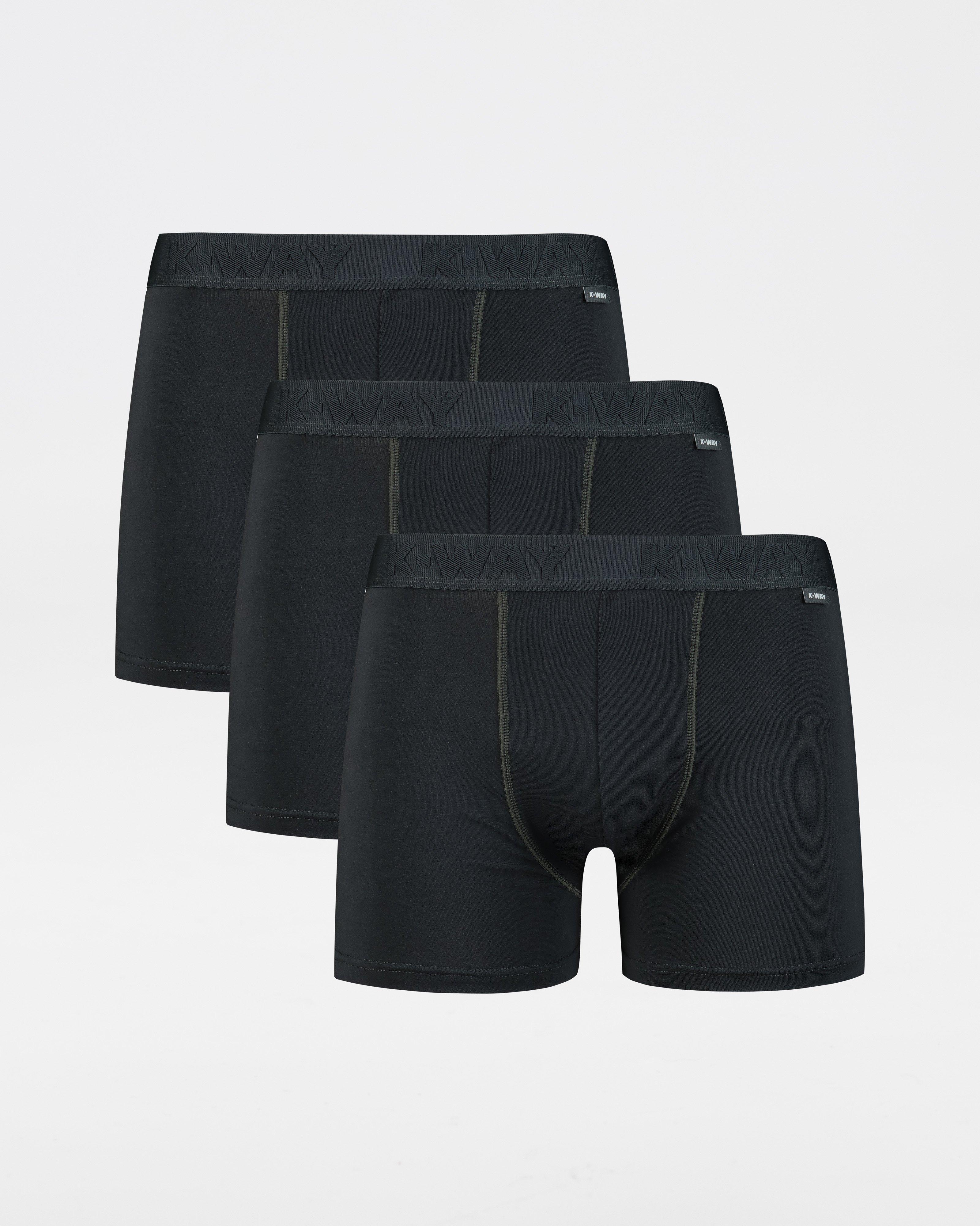 KWay Elements 3pk Cotton Stretch Trunk Black EXT Cape Union Mart
