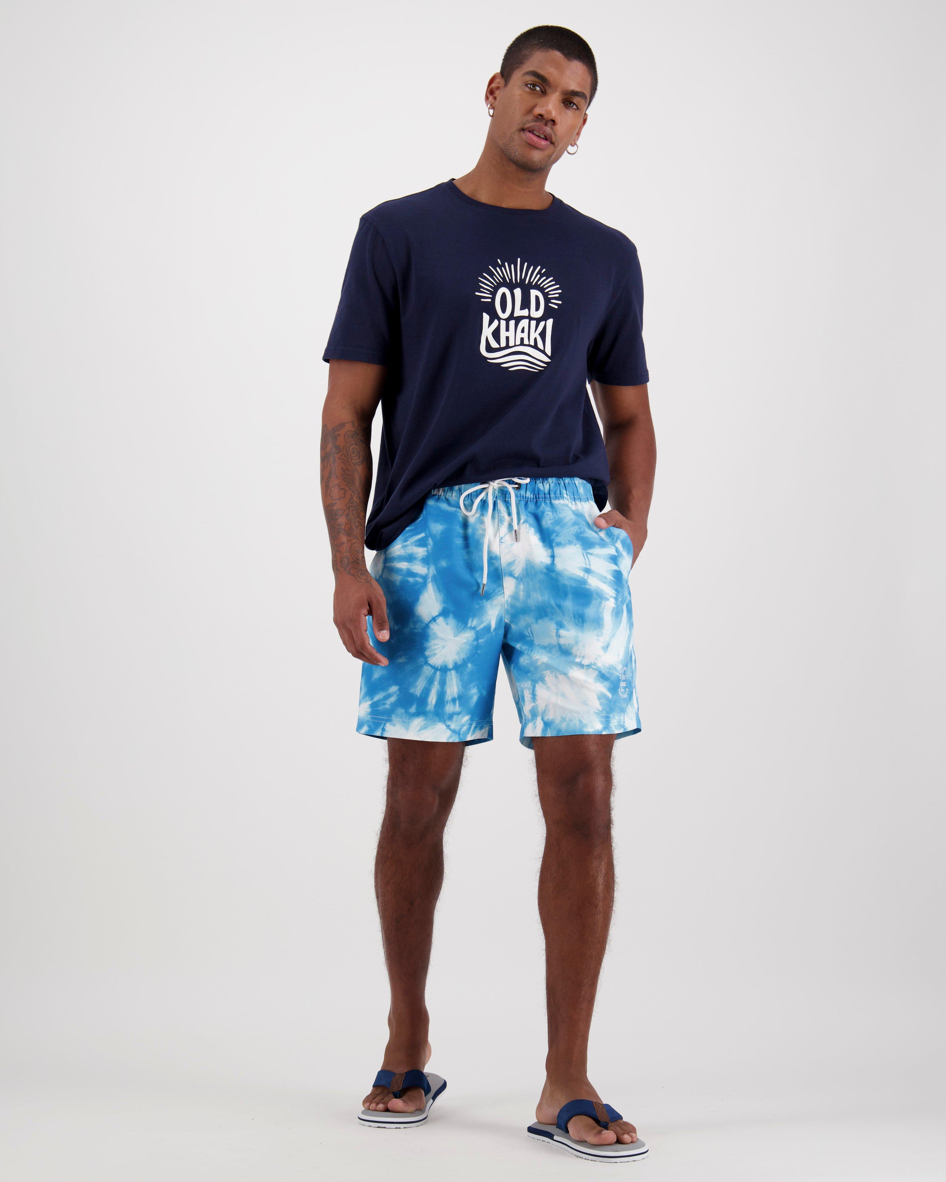 Men's Luke Swim Shorts  -  Aqua