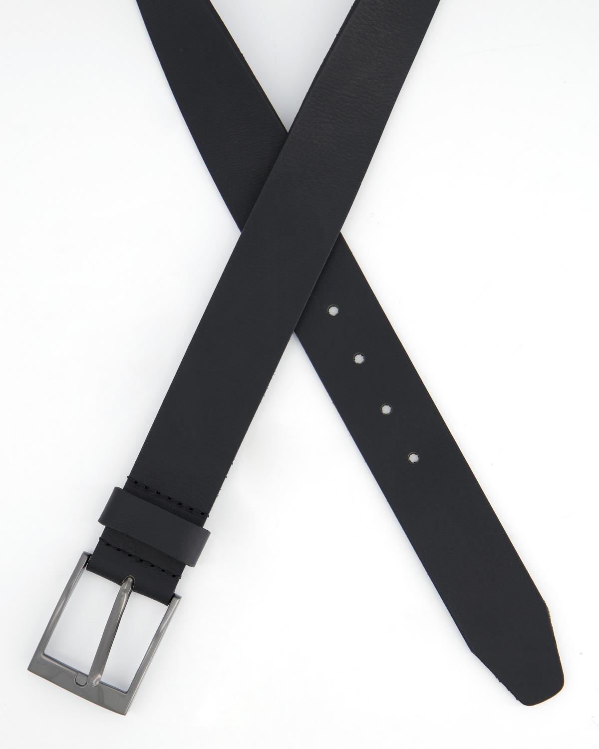 K-Way Elements Men’s Chandler Core Leather Belt -  Black