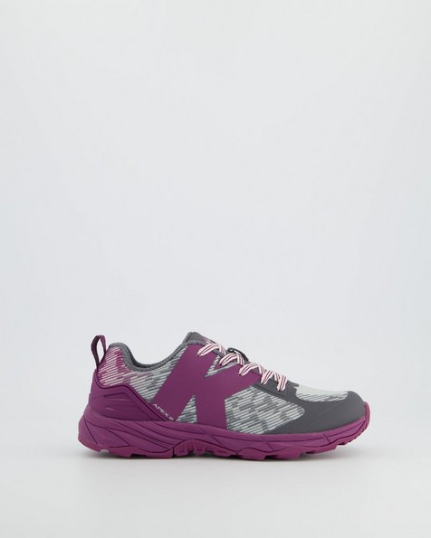 K-Way Women’s Apex Trail Running Shoes -  lightgrey