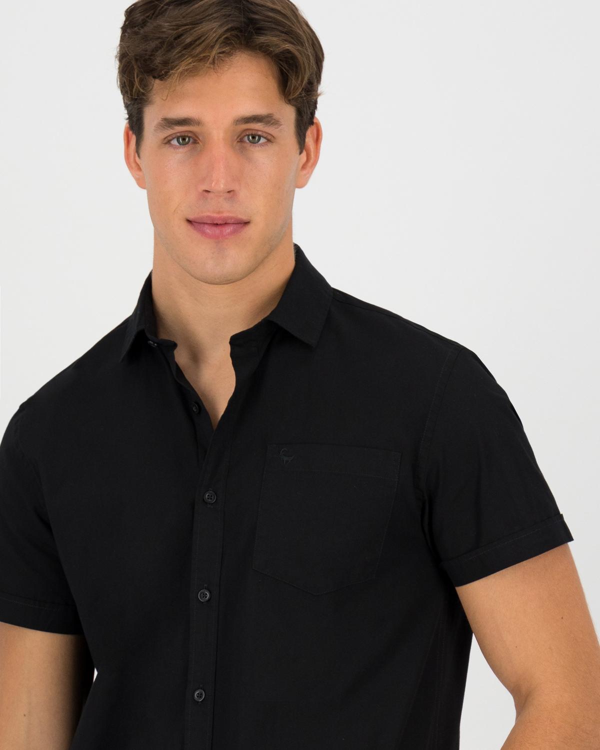 Men's Ali Slim Fit Shirt -  Black