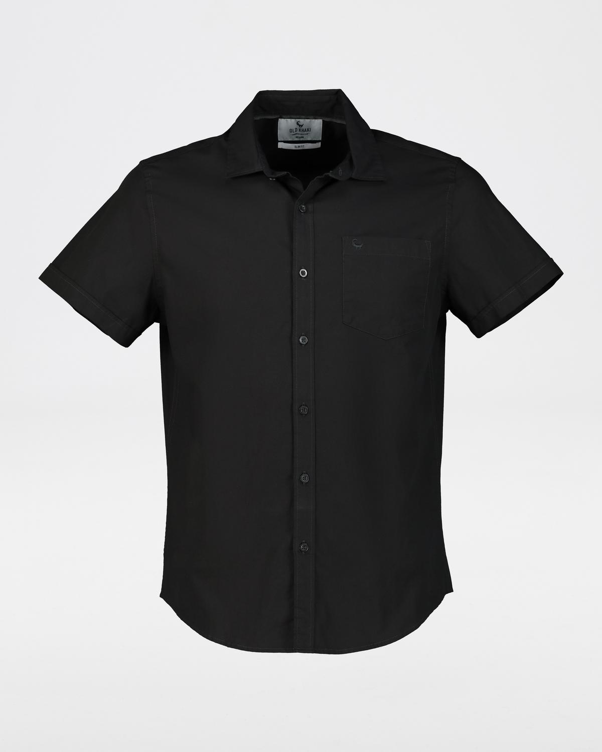 Men's Ali Slim Fit Shirt -  Black