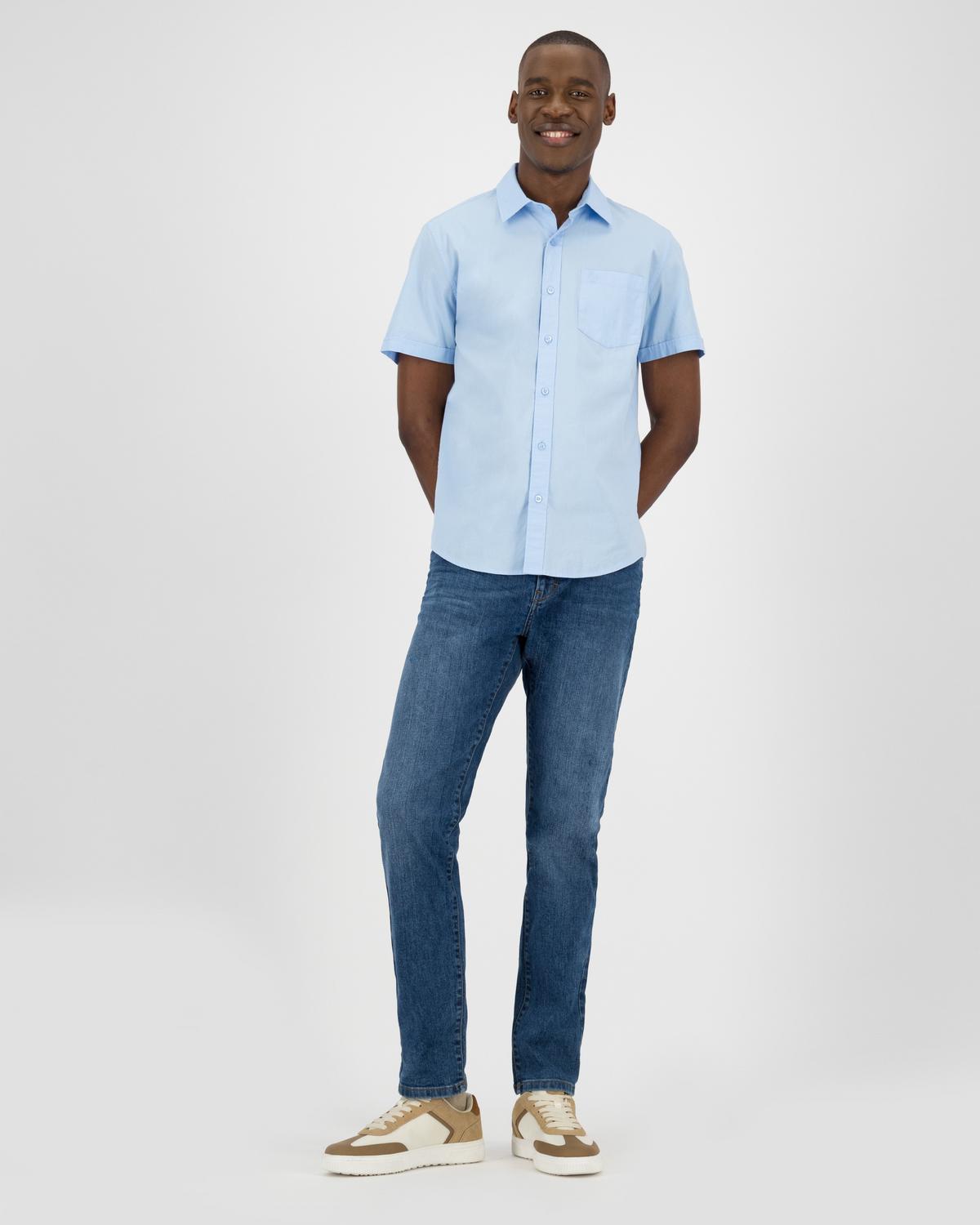 Men's Ali Slim Fit Shirt -  Light Blue
