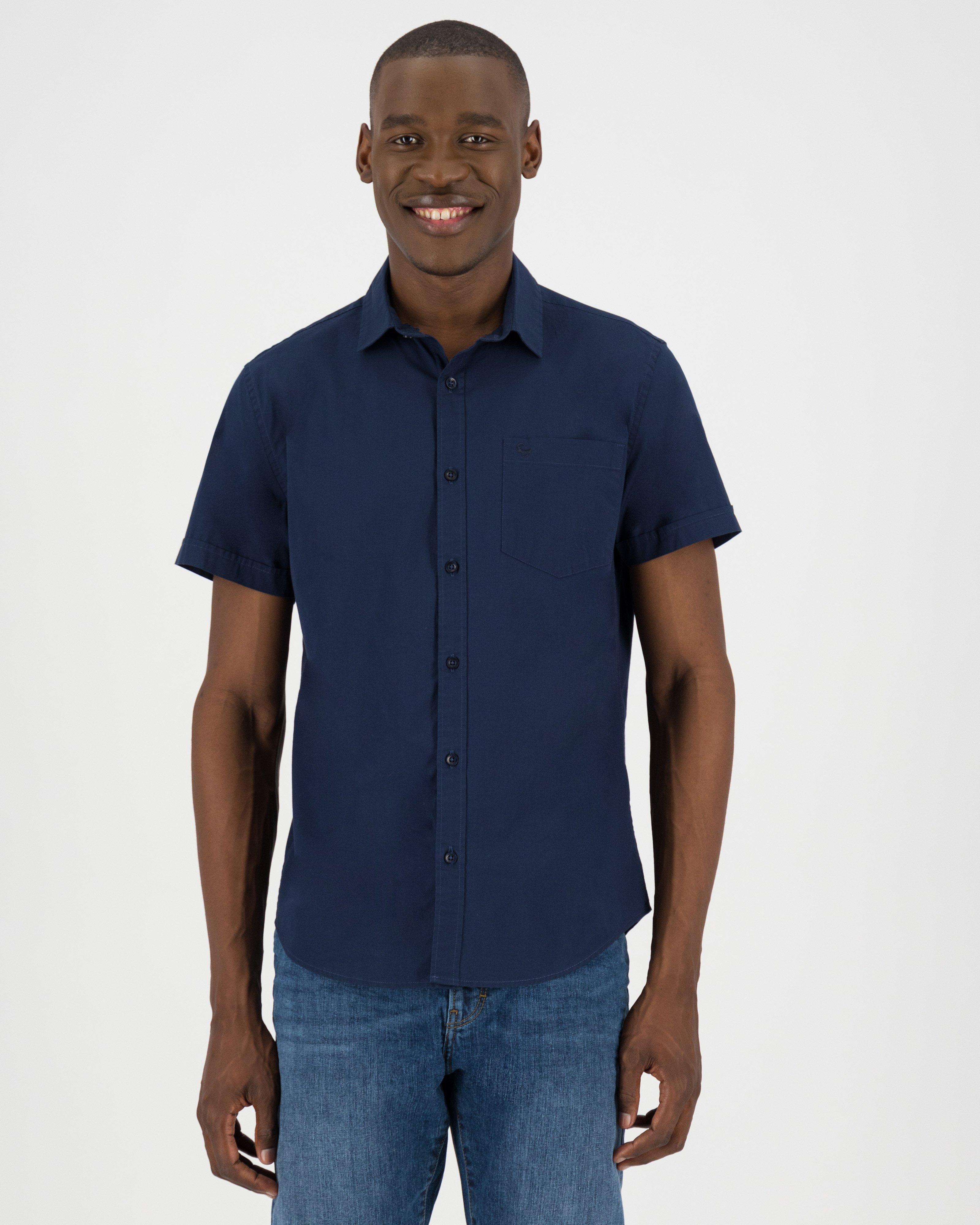 Men's Ali Slim Fit Shirt -  Navy