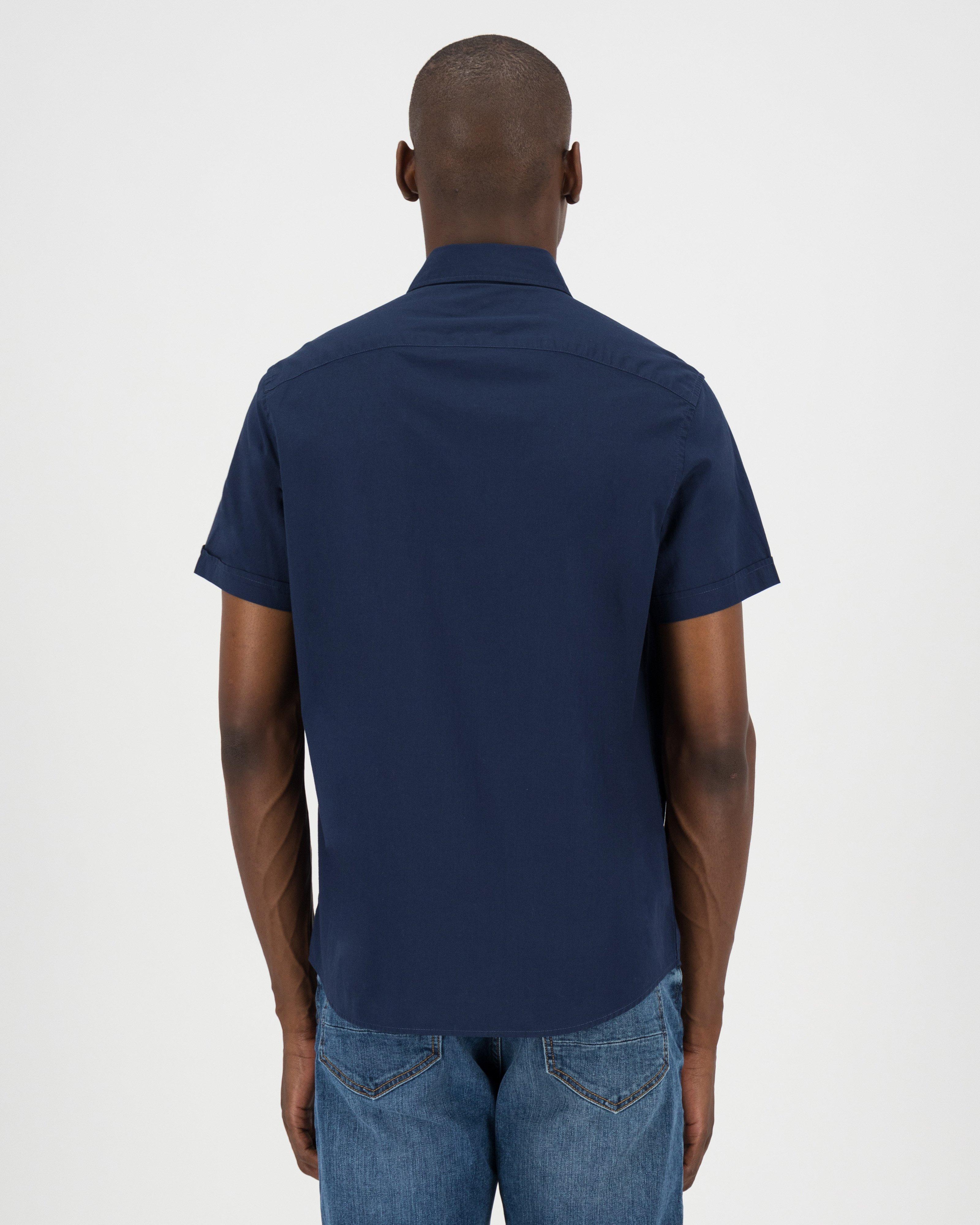 Men's Ali Slim Fit Shirt -  Navy