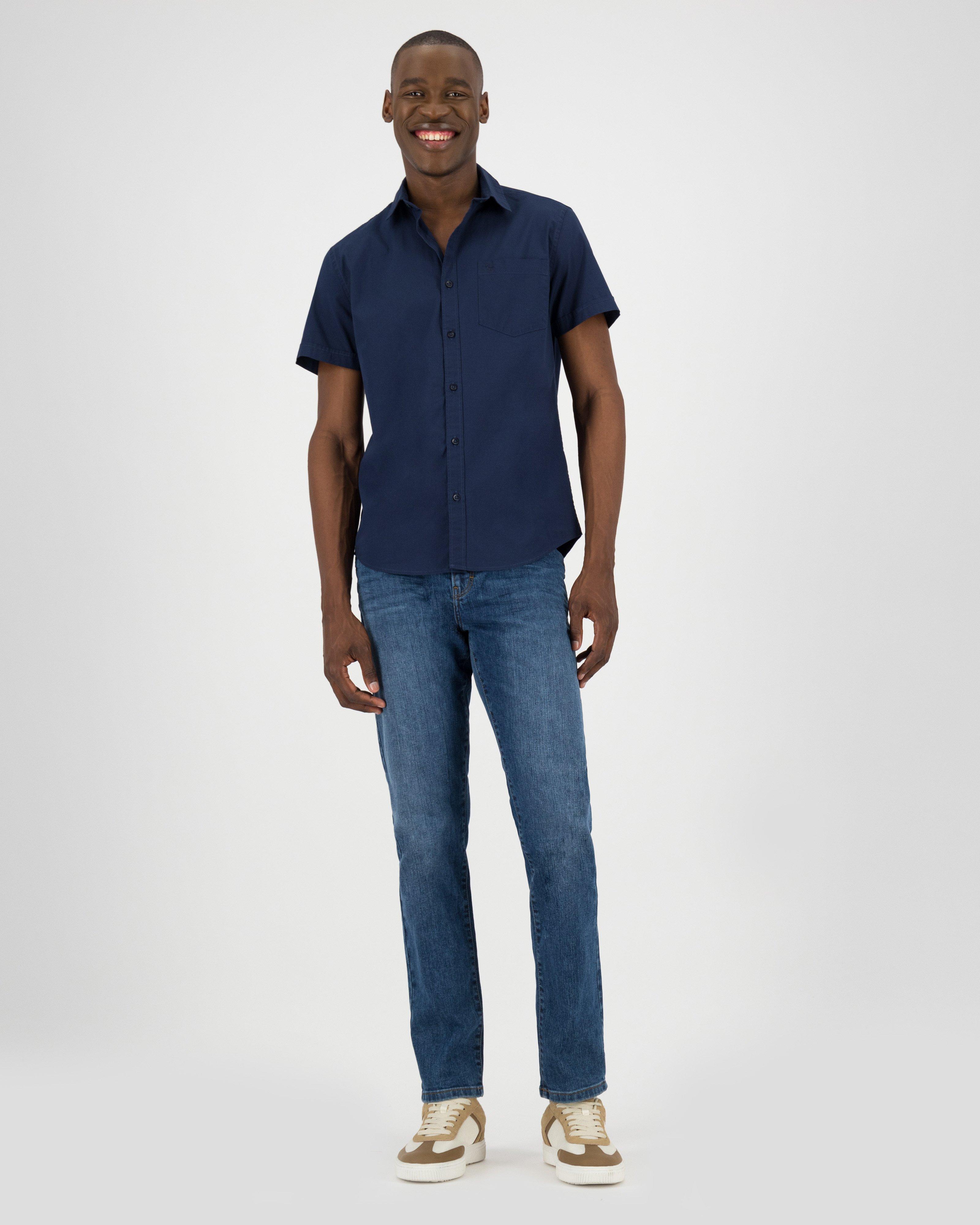 Men's Ali Slim Fit Shirt -  Navy