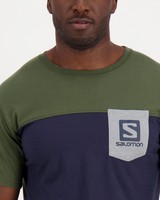 Salomon Men's Split T-Shirt -  indigo