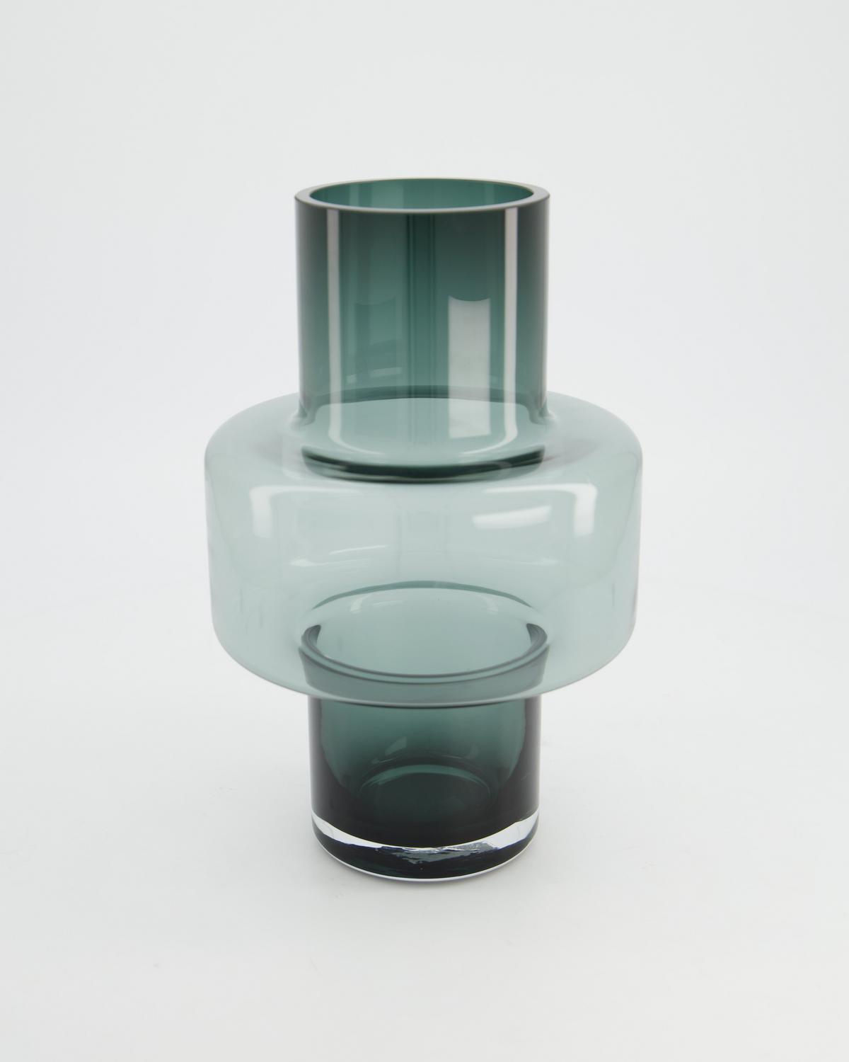 Abstract Vase Green -  Bottle Green