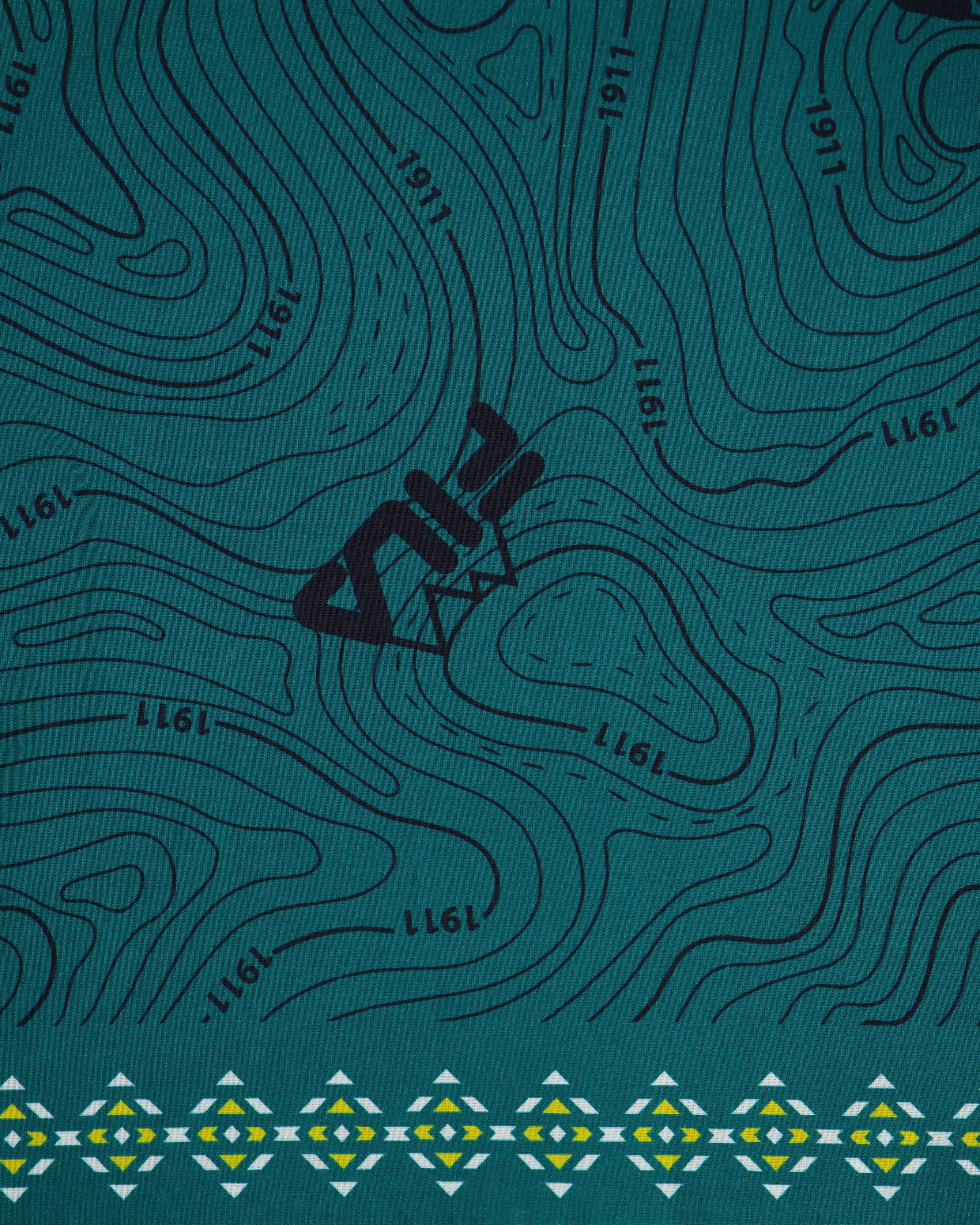 Fila Topography Bandana -  Teal