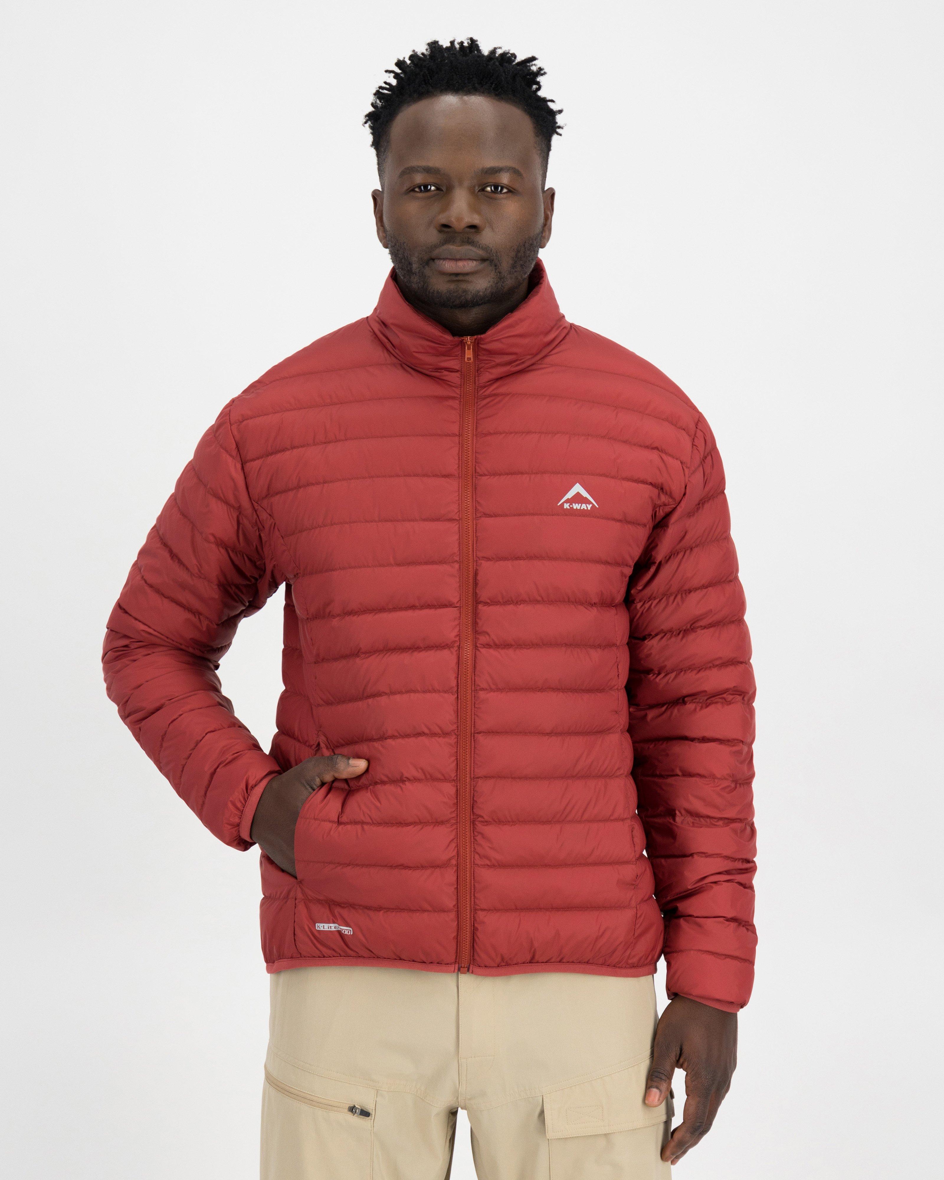 K-Way K-Lite Men’s Down Jacket -  Oxblood