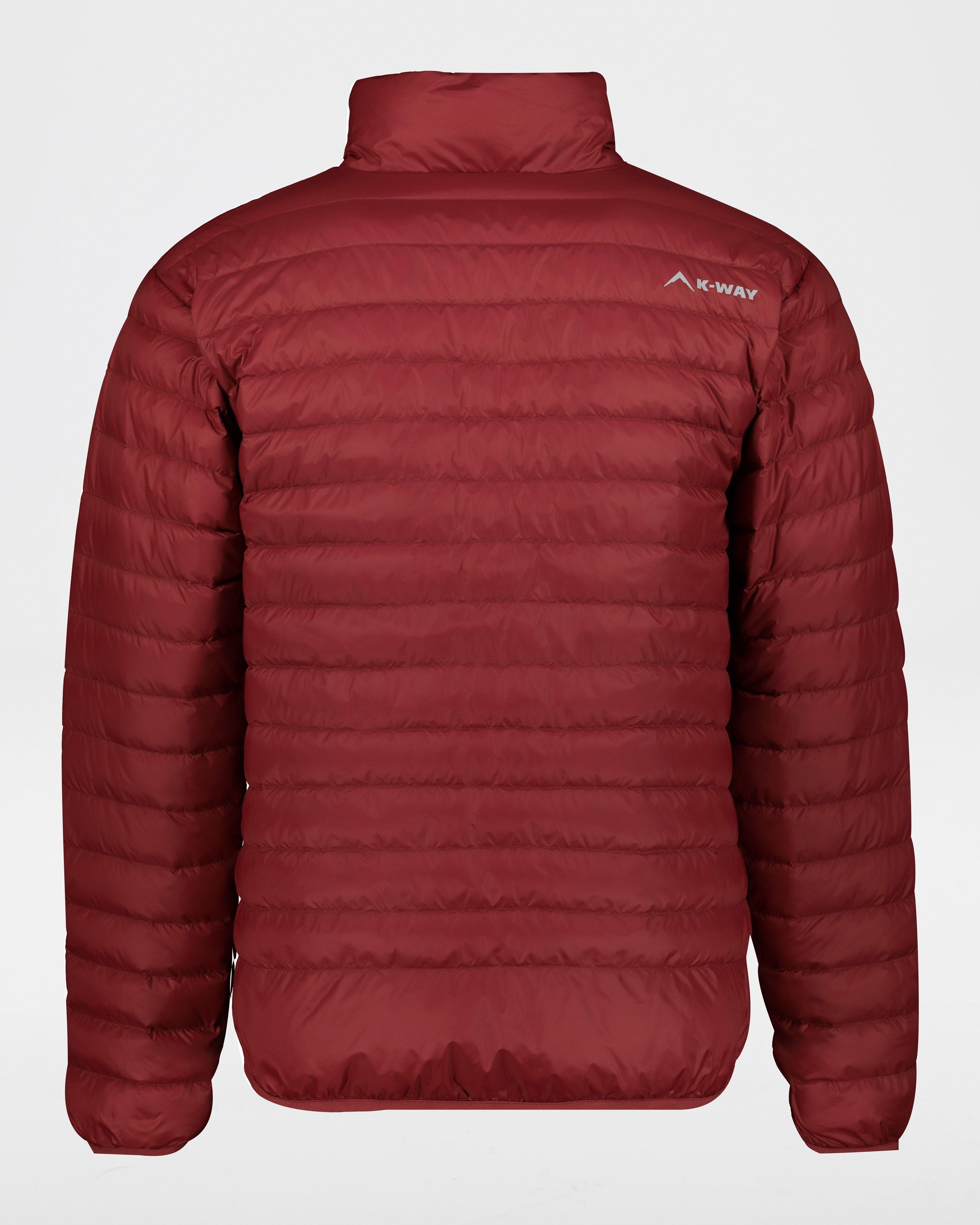 K-Way K-Lite Men’s Down Jacket -  Oxblood