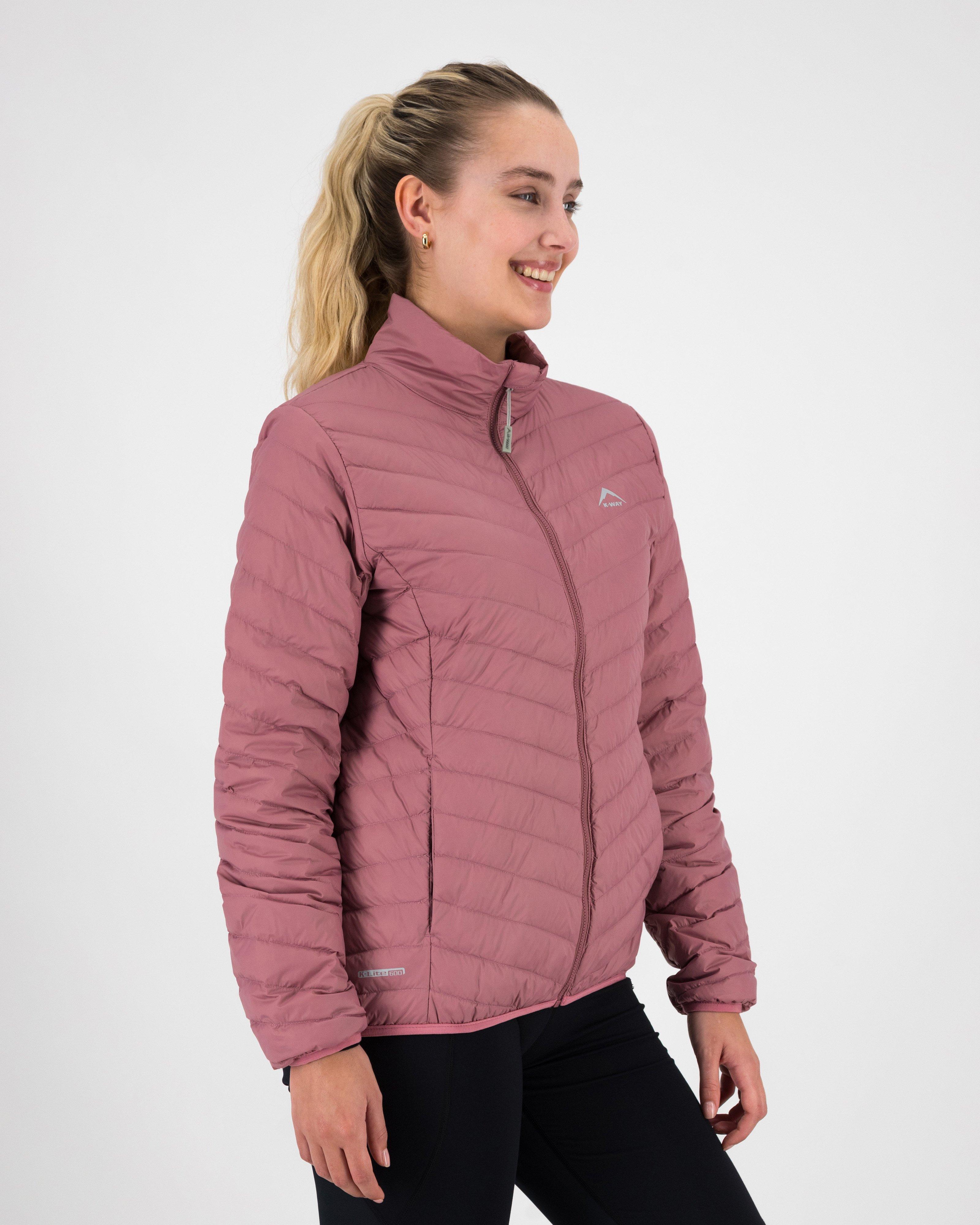 K-Way Women's K-Lite Down Jacket -  Dusty Pink