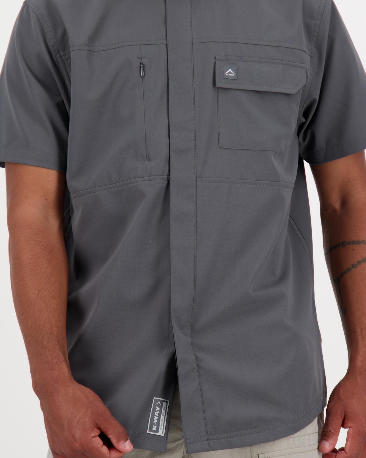 K-Way Men's Explorer Tech Shirt -  Graphite