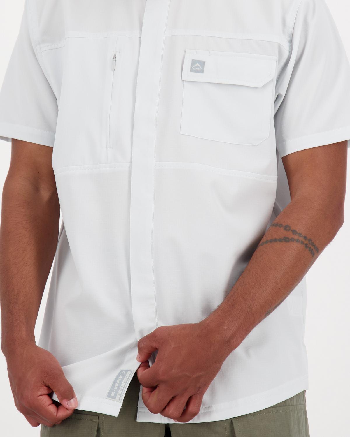 K-Way Men's Explorer Tech Shirt -  Silver