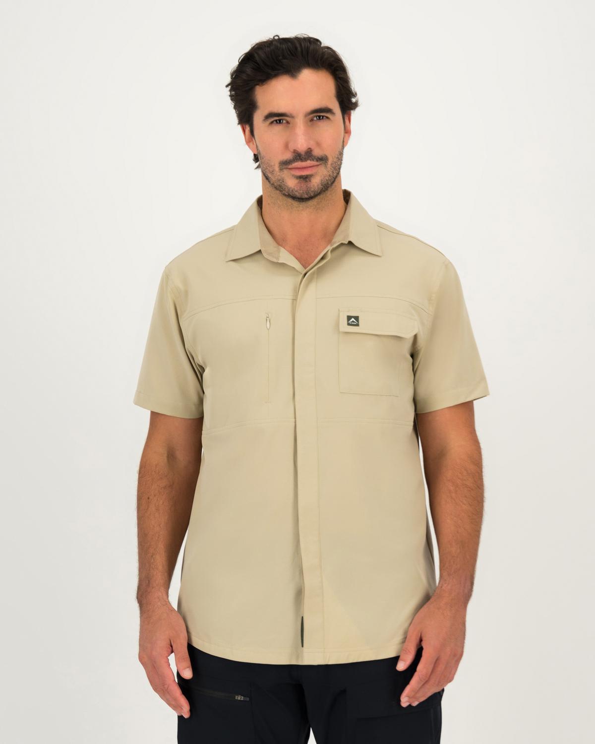 K-Way Men's Explorer Tech Shirt -  Driftwood