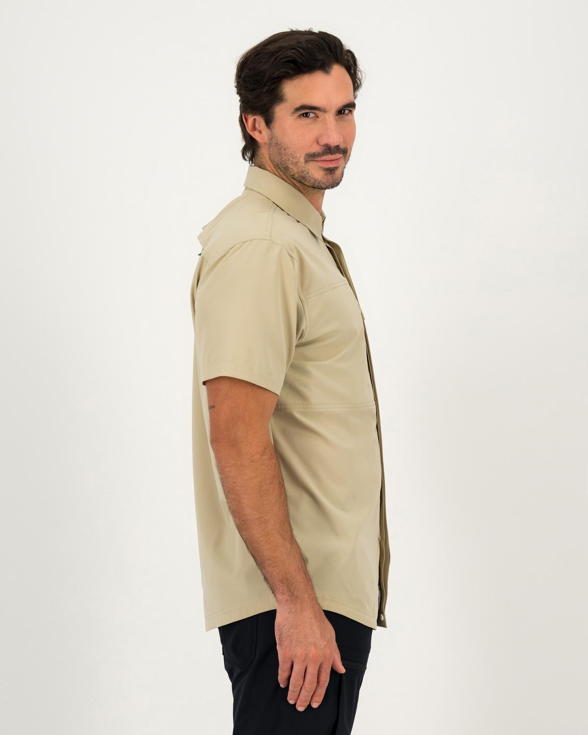 K-Way Men's Explorer Tech Shirt -  Driftwood