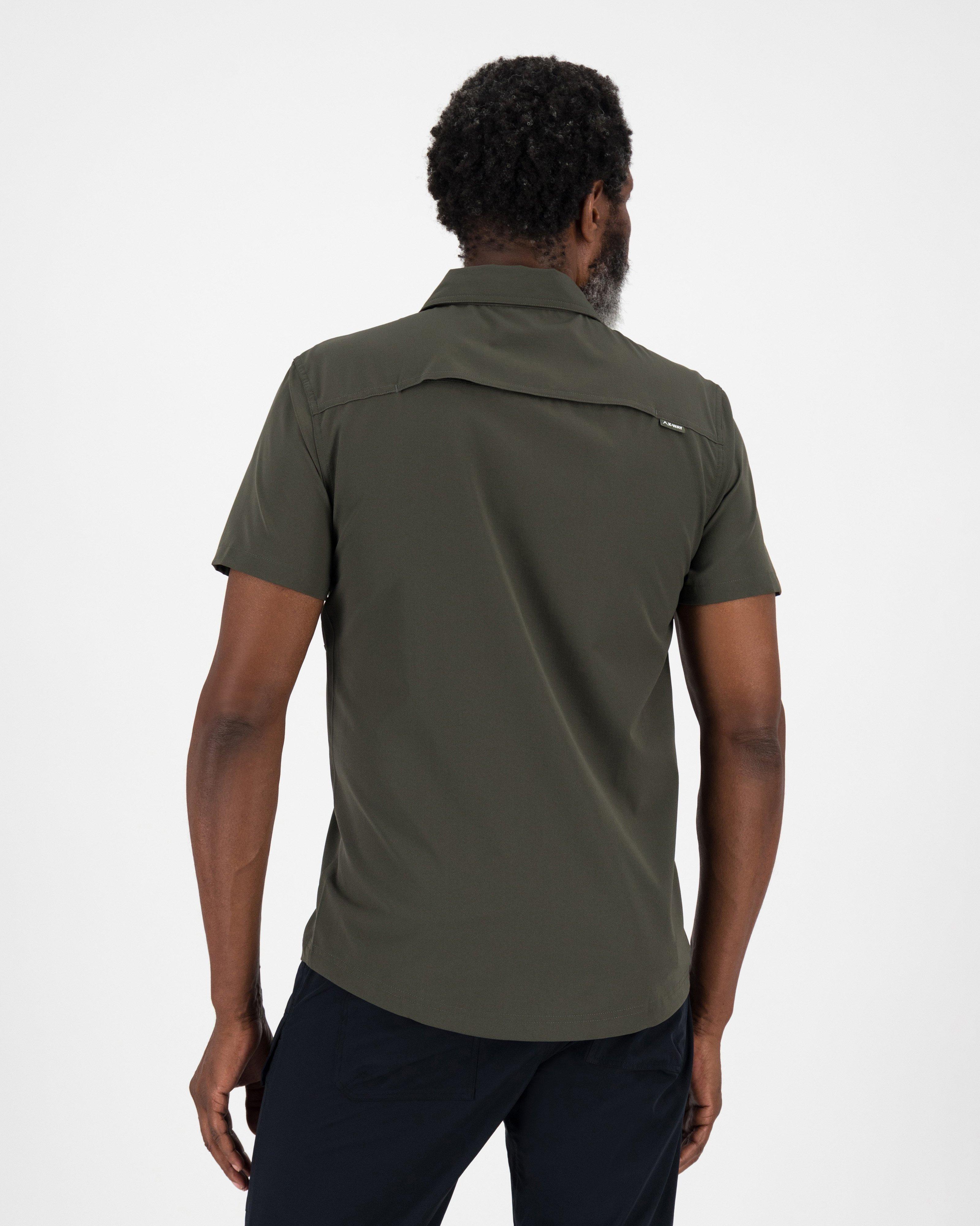 K-Way Men's Explorer Tech Shirt -  Dark Olive