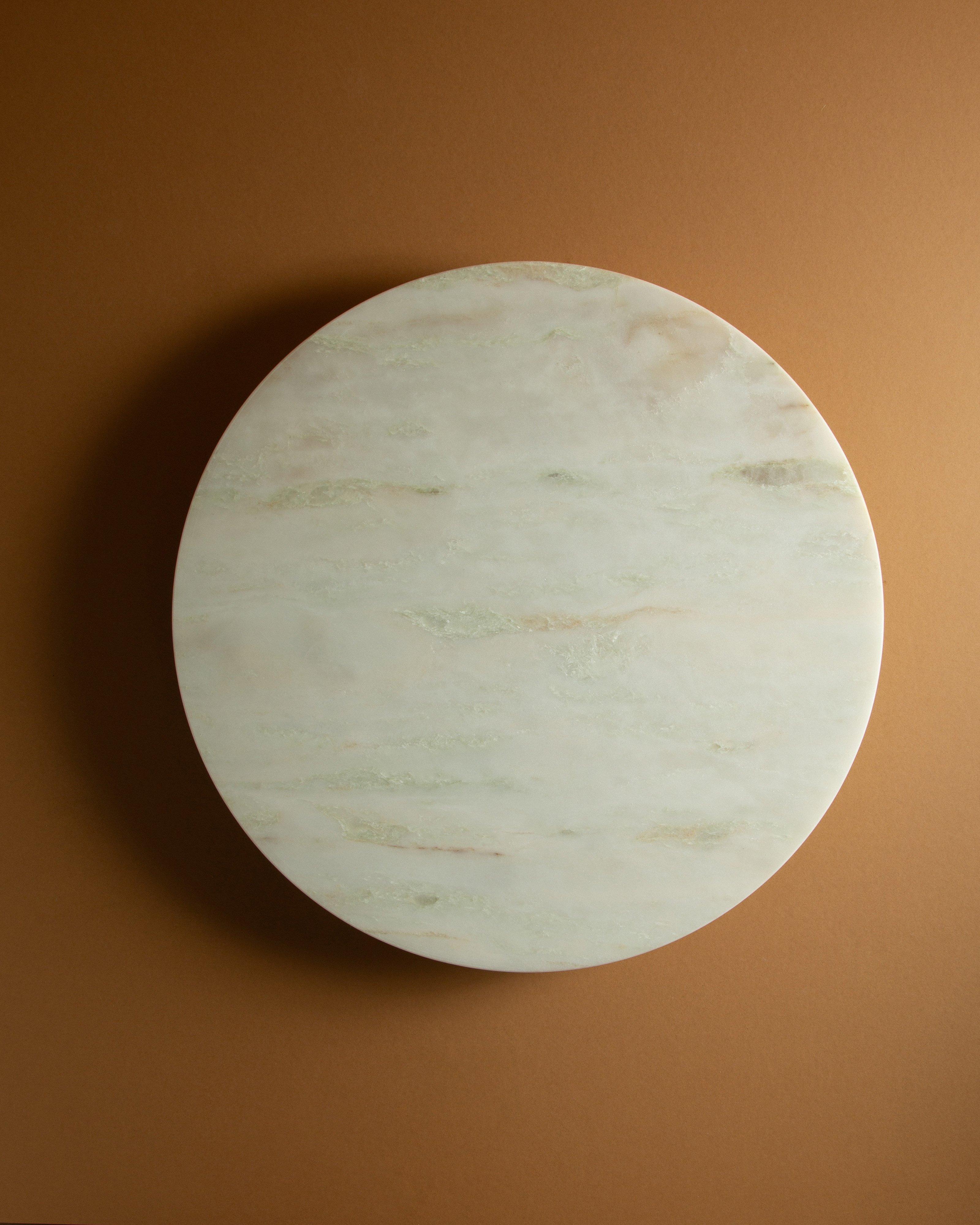 Green Marble Lazy Susan -  Green