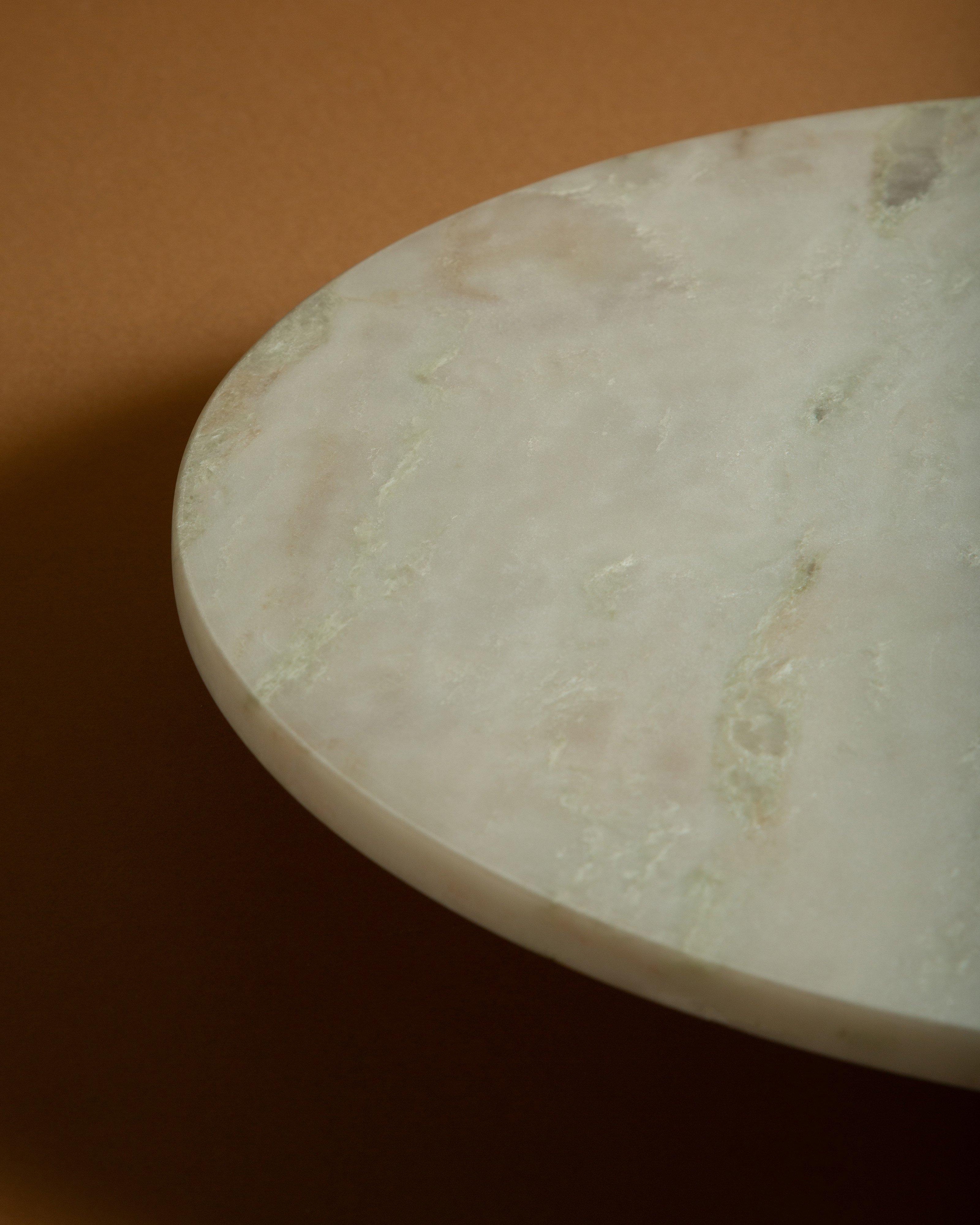 Green Marble Lazy Susan -  Green
