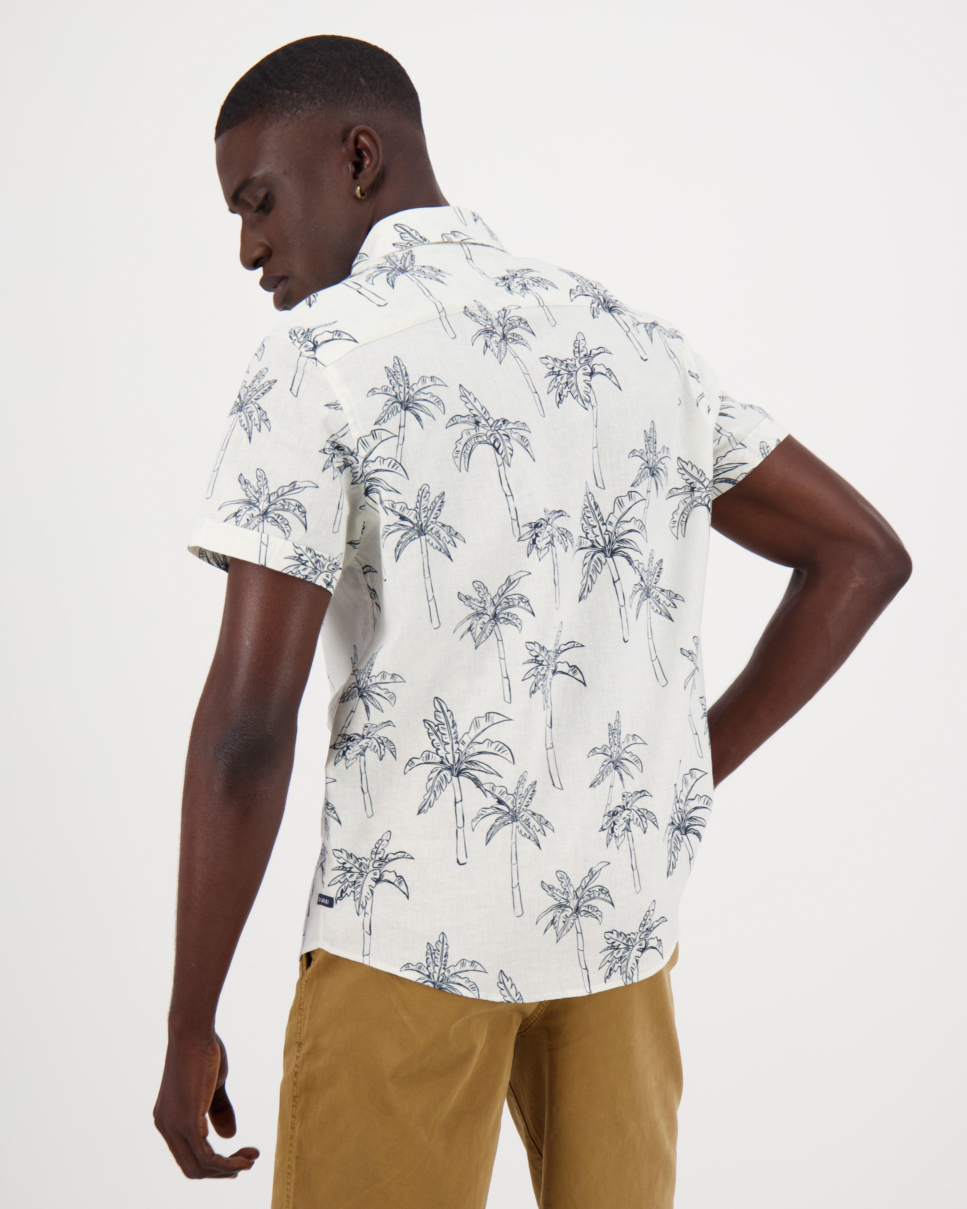 Men’s Asher Slim Fit Shirt  -  Milk