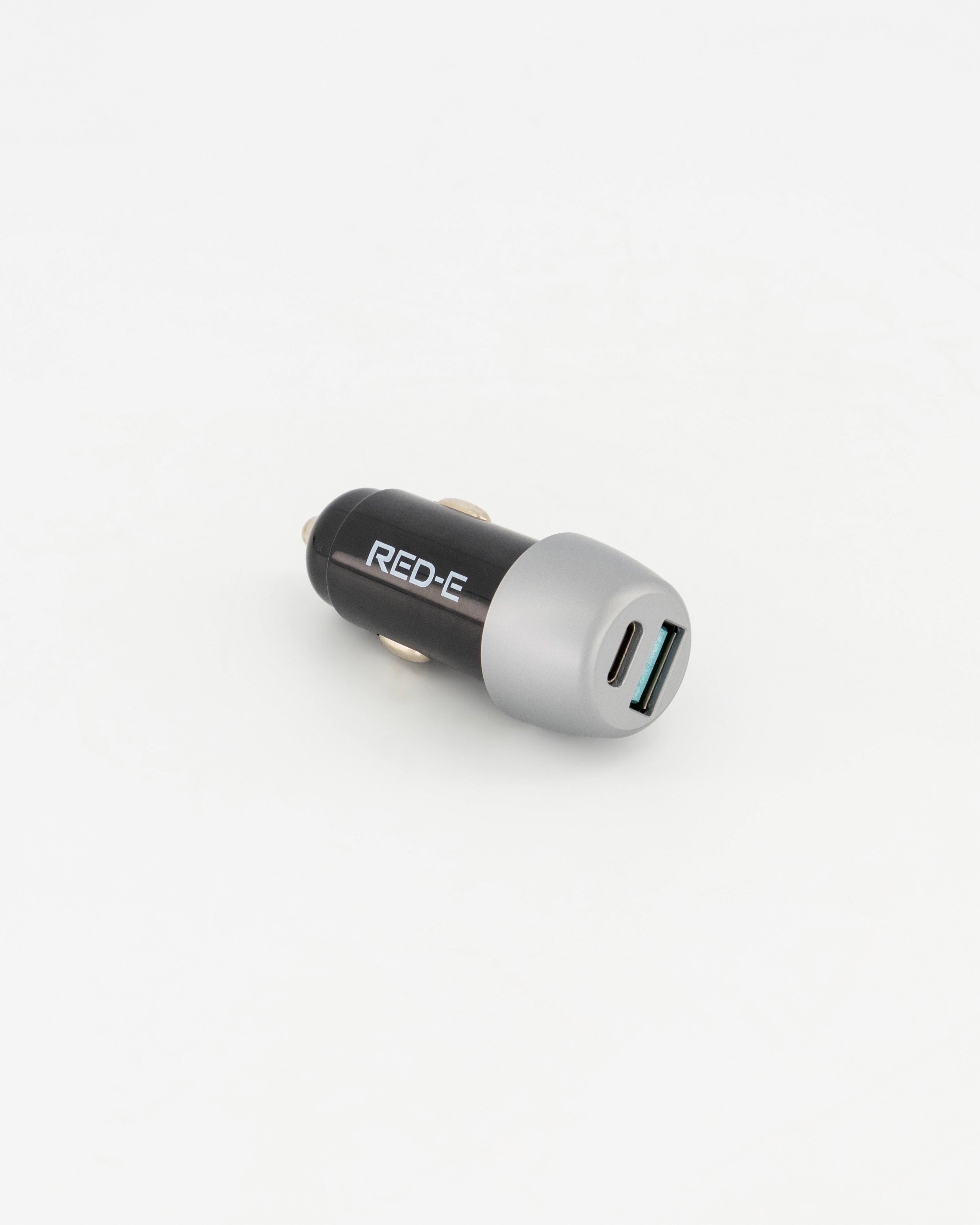 Red-E 12V Type C Fast charger -  Black