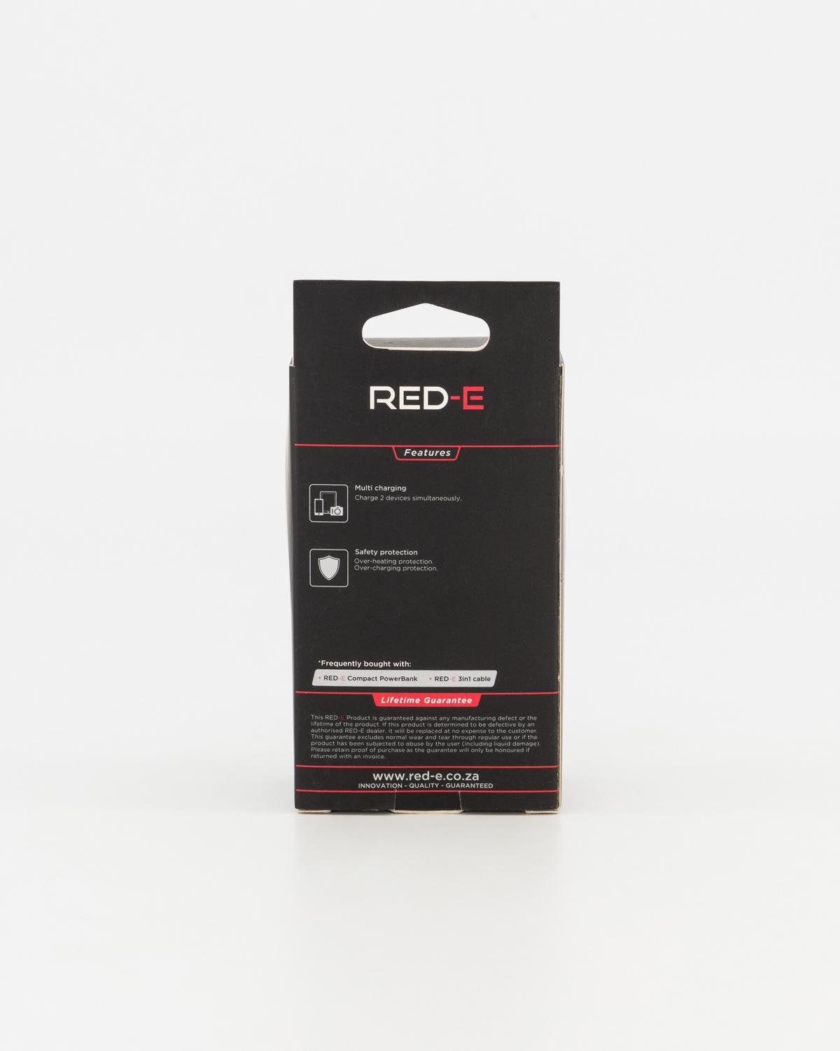 Red-E 12V Type C Fast charger -  Black