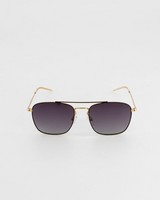 K-Way Women’s Metal Aviator Sunglasses -  gold