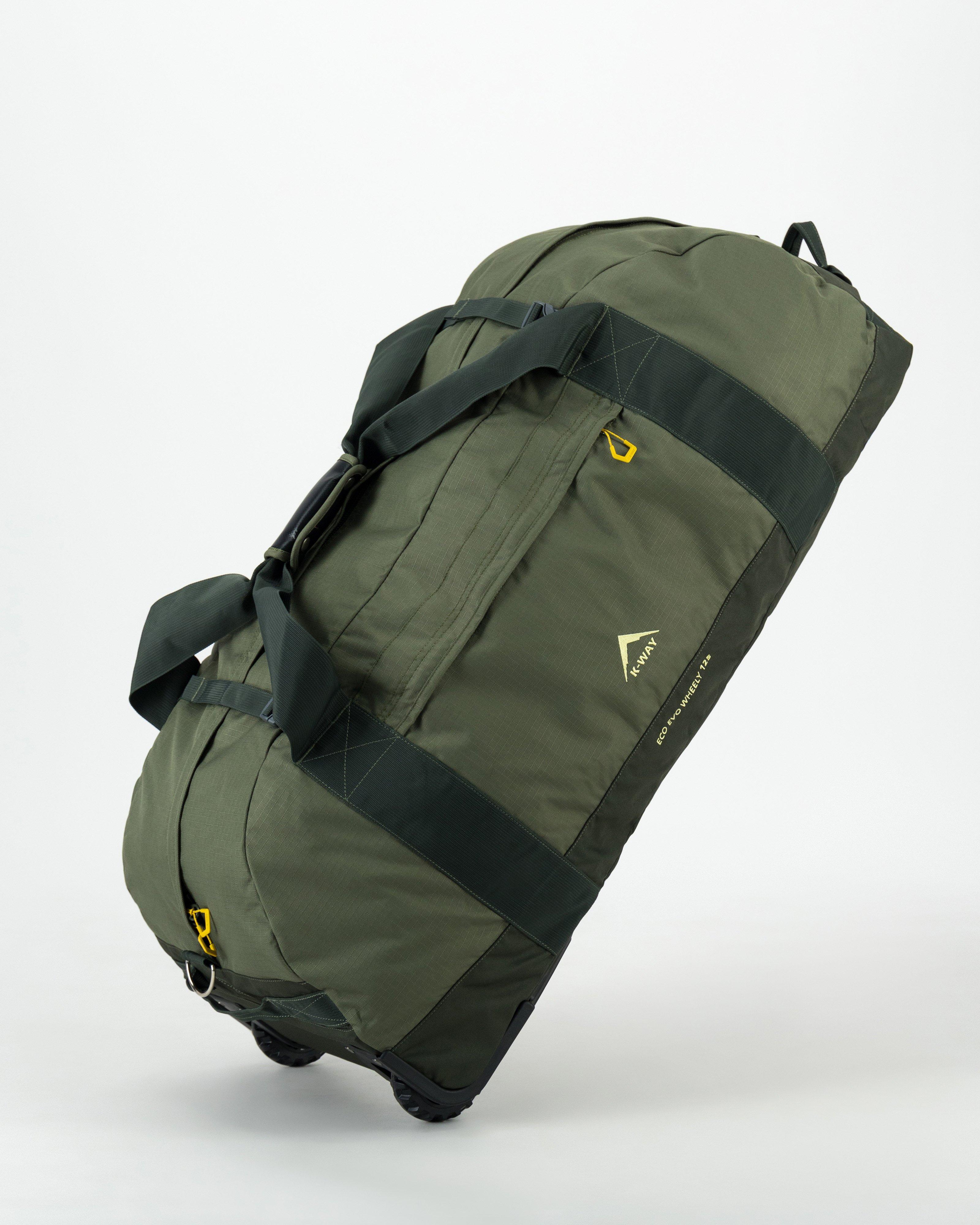 K-Way ECO EVO Wheely Duffel Bag - 125L -  Green