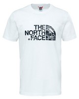 The North Face Men’s Woodcut Dome T-Shirt -  white
